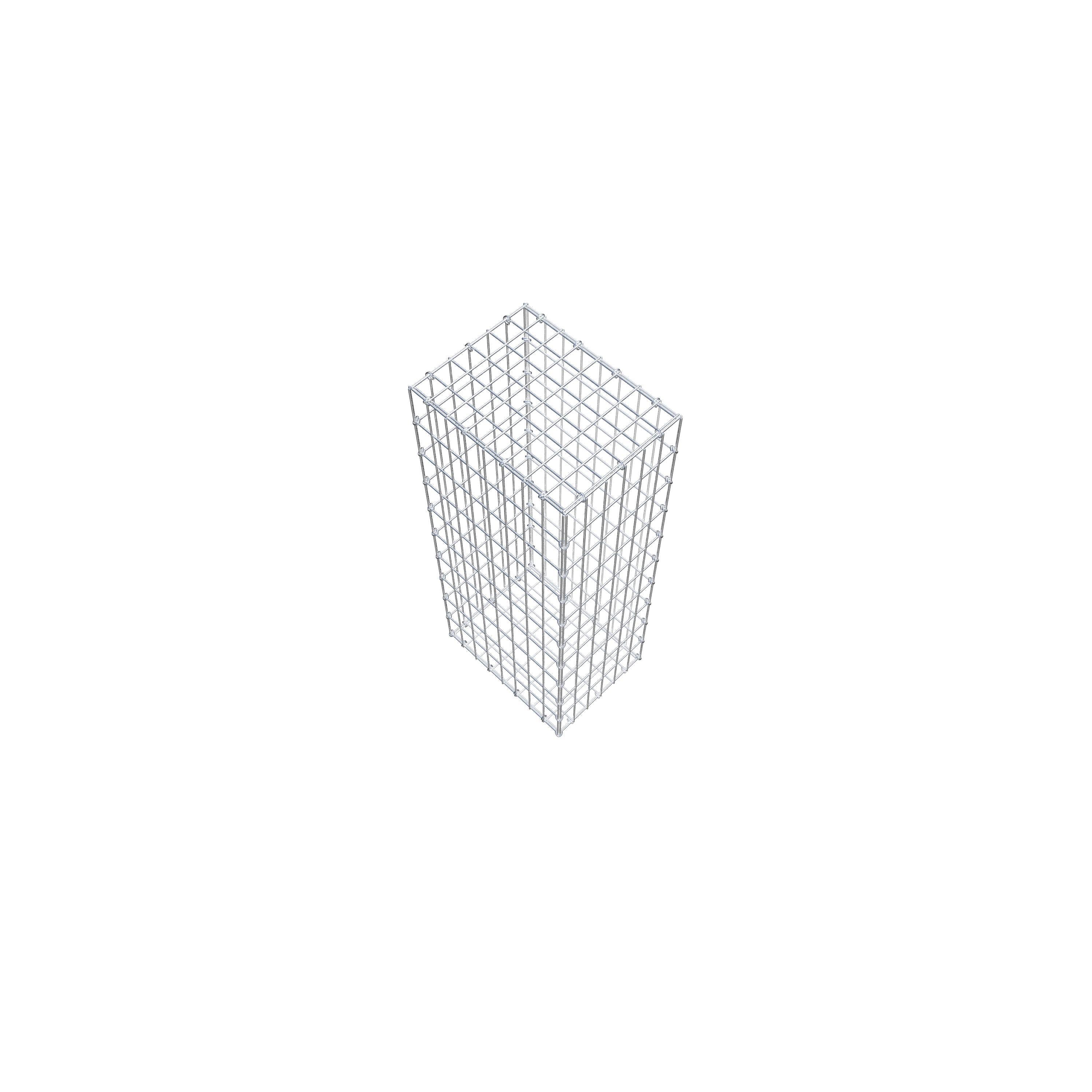 Schanskorf 100 cm x 40 cm x 30 cm (L x H x D), maaswijdte 5 cm x 10 cm, C-ring