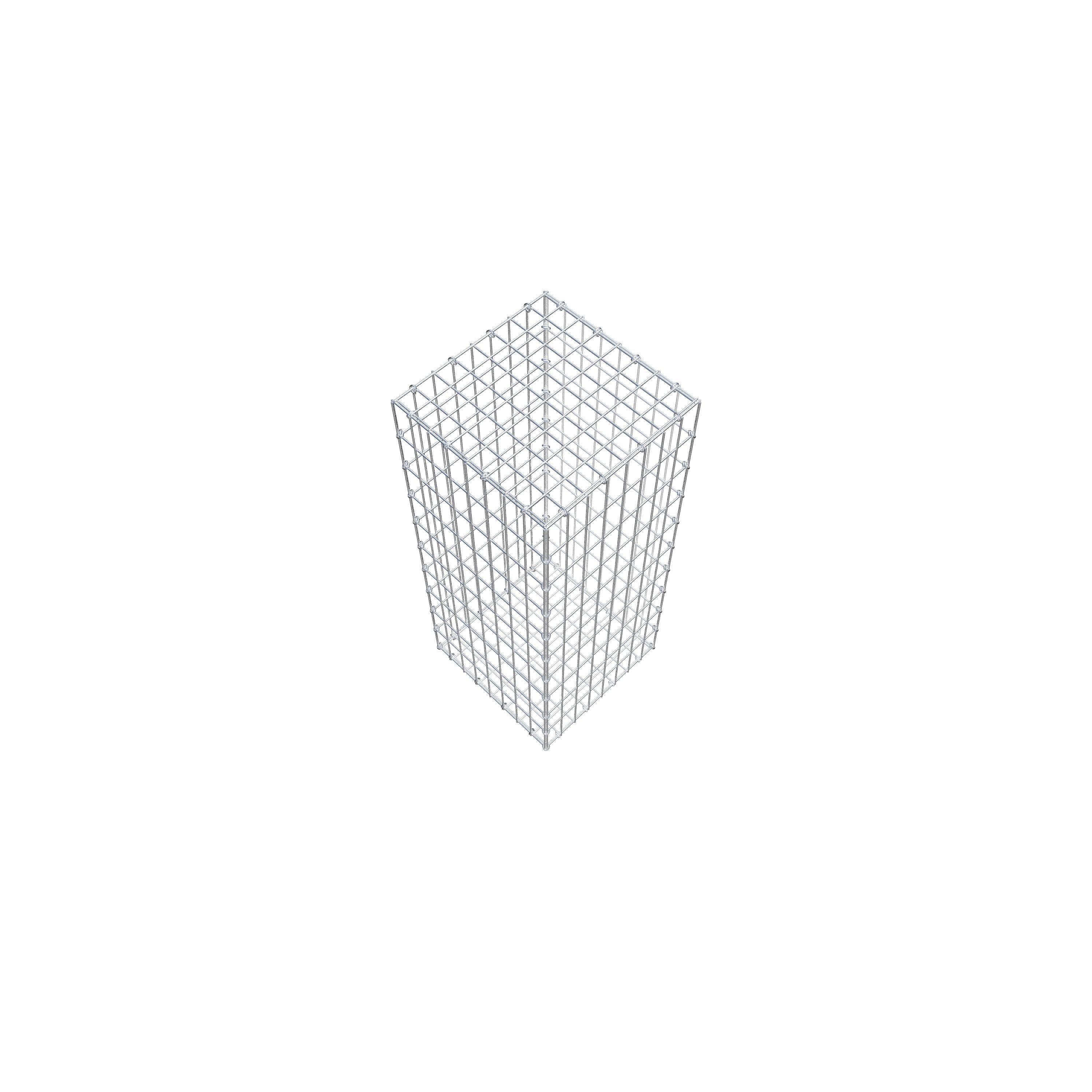 Schanskorf 100 cm x 40 cm x 40 cm (L x H x D), maaswijdte 5 cm x 10 cm, C-ring