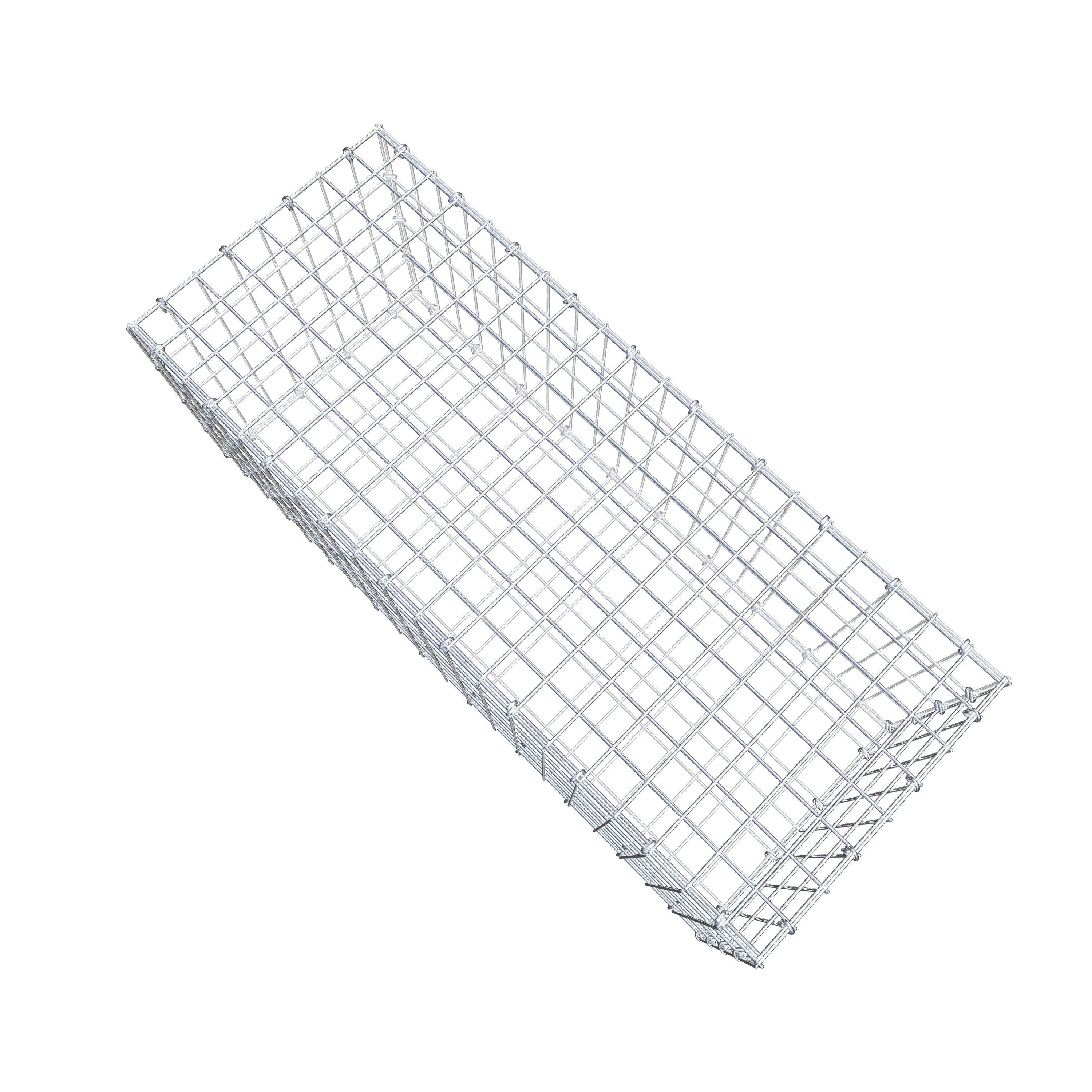 Schanskorf 100 cm x 40 cm x 40 cm (L x H x D), maaswijdte 5 cm x 10 cm, C-ring