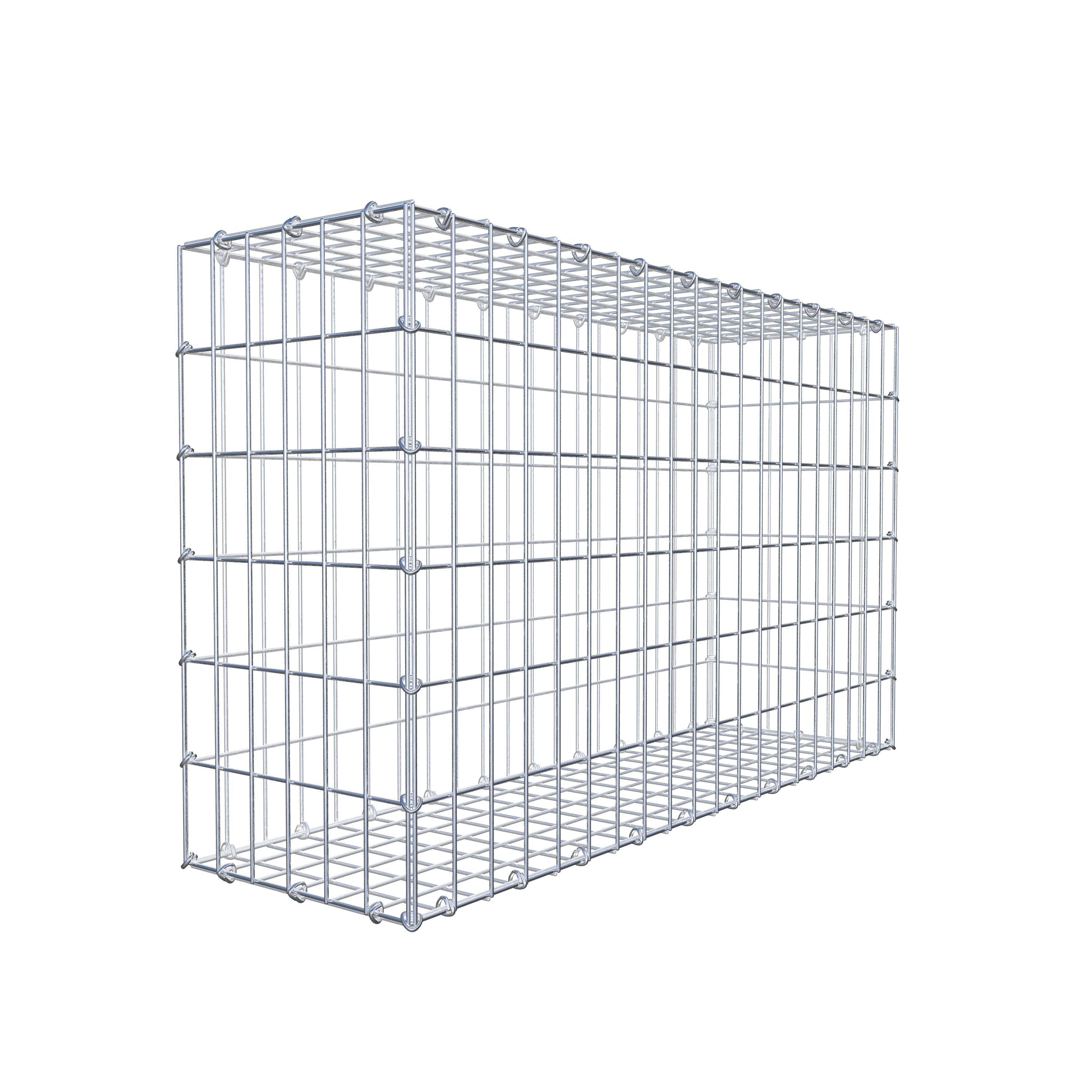 Schanskorf 100 cm x 60 cm x 30 cm (L x H x D), maaswijdte 5 cm x 10 cm, C-ring