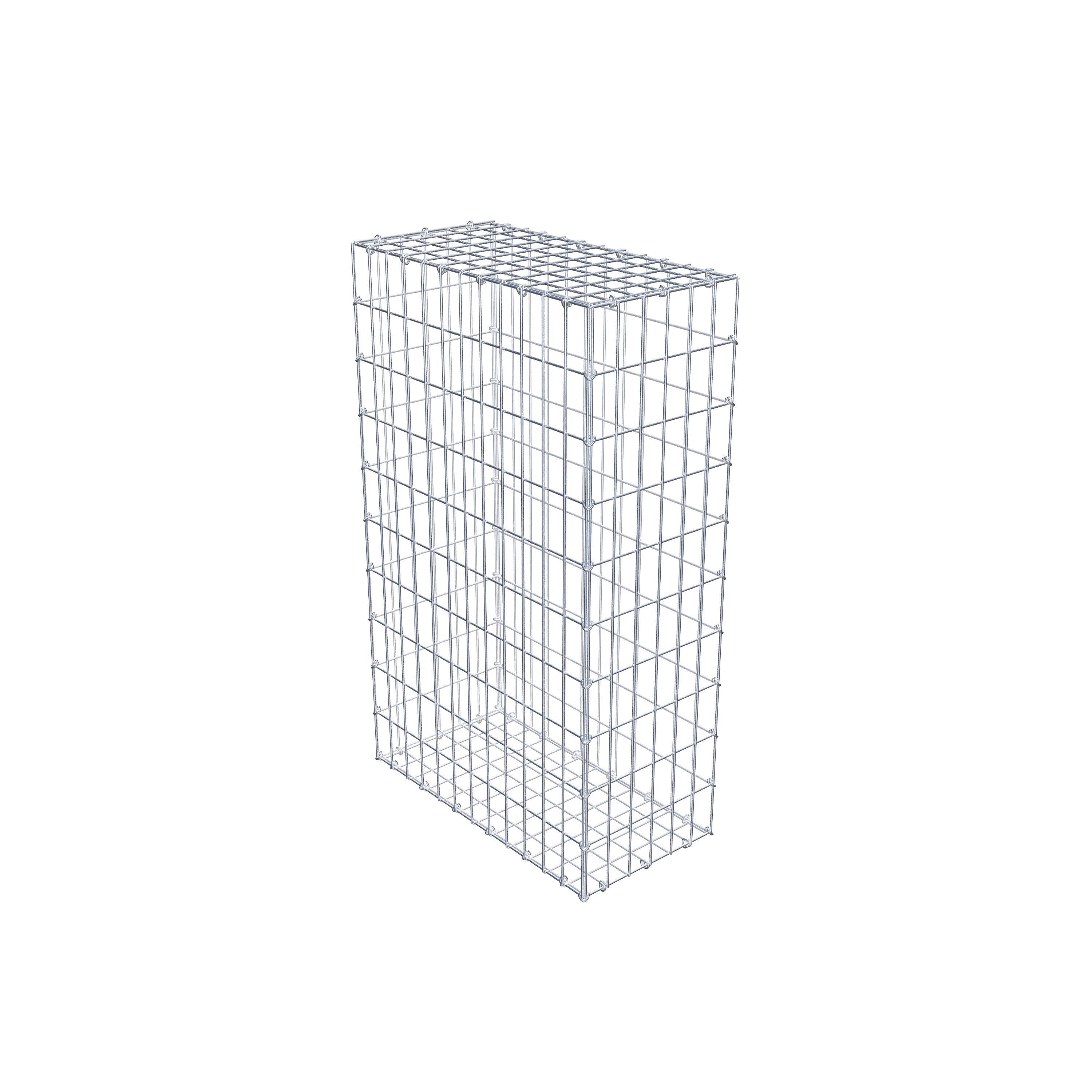 Schanskorf 100 cm x 60 cm x 30 cm (L x H x D), maaswijdte 5 cm x 10 cm, C-ring