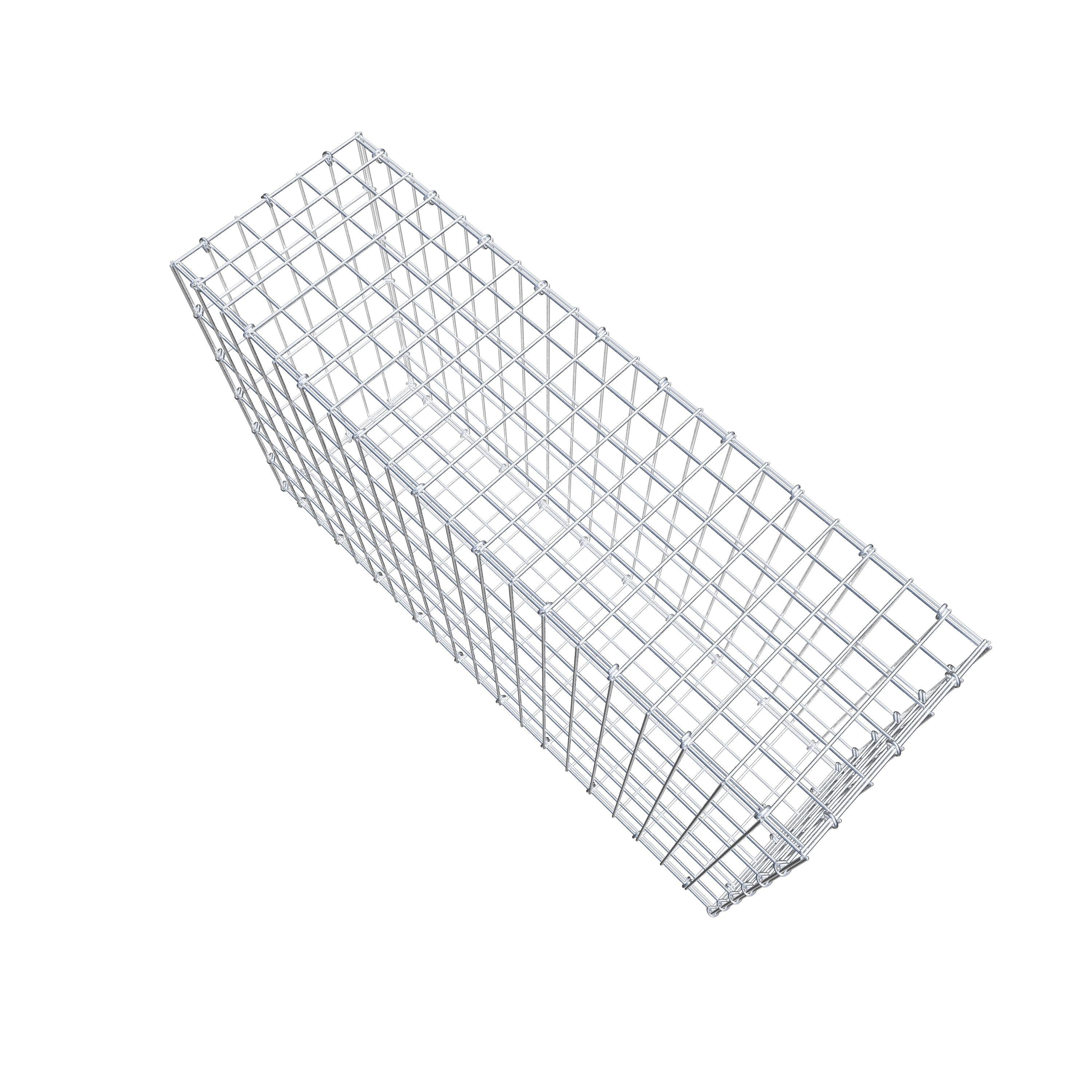 Schanskorf 100 cm x 60 cm x 30 cm (L x H x D), maaswijdte 5 cm x 10 cm, C-ring