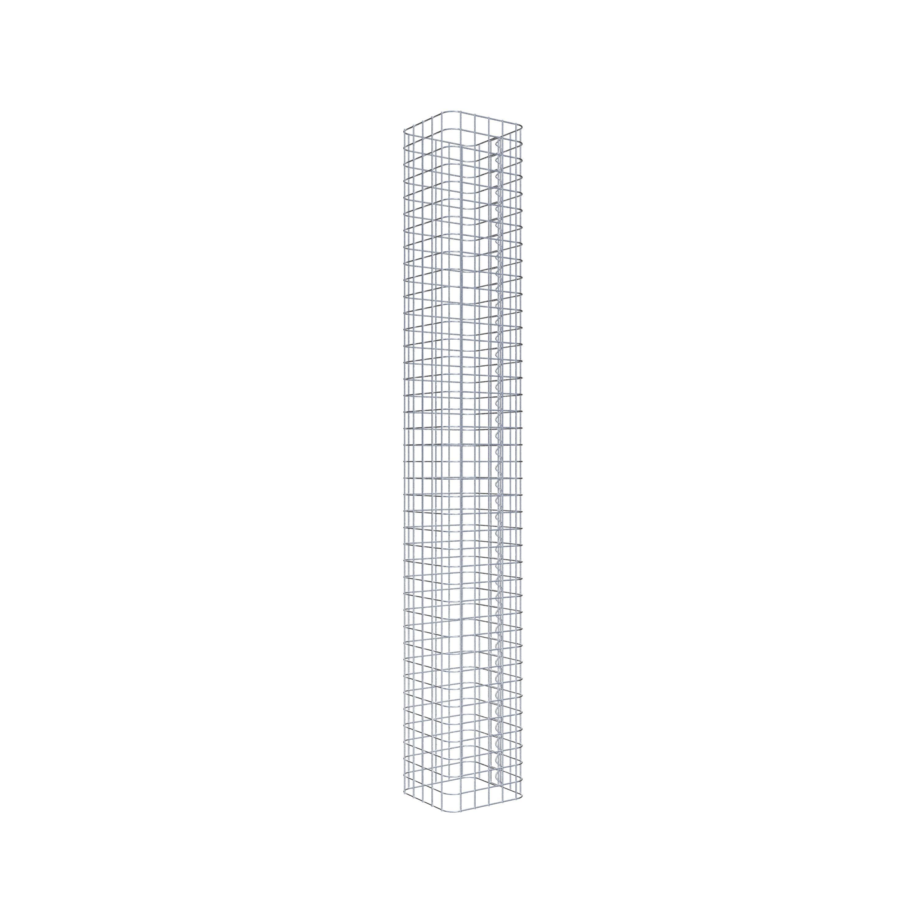 Columna de gaviones 27 x 27 cm MW 5 x 5 cm cuadrado