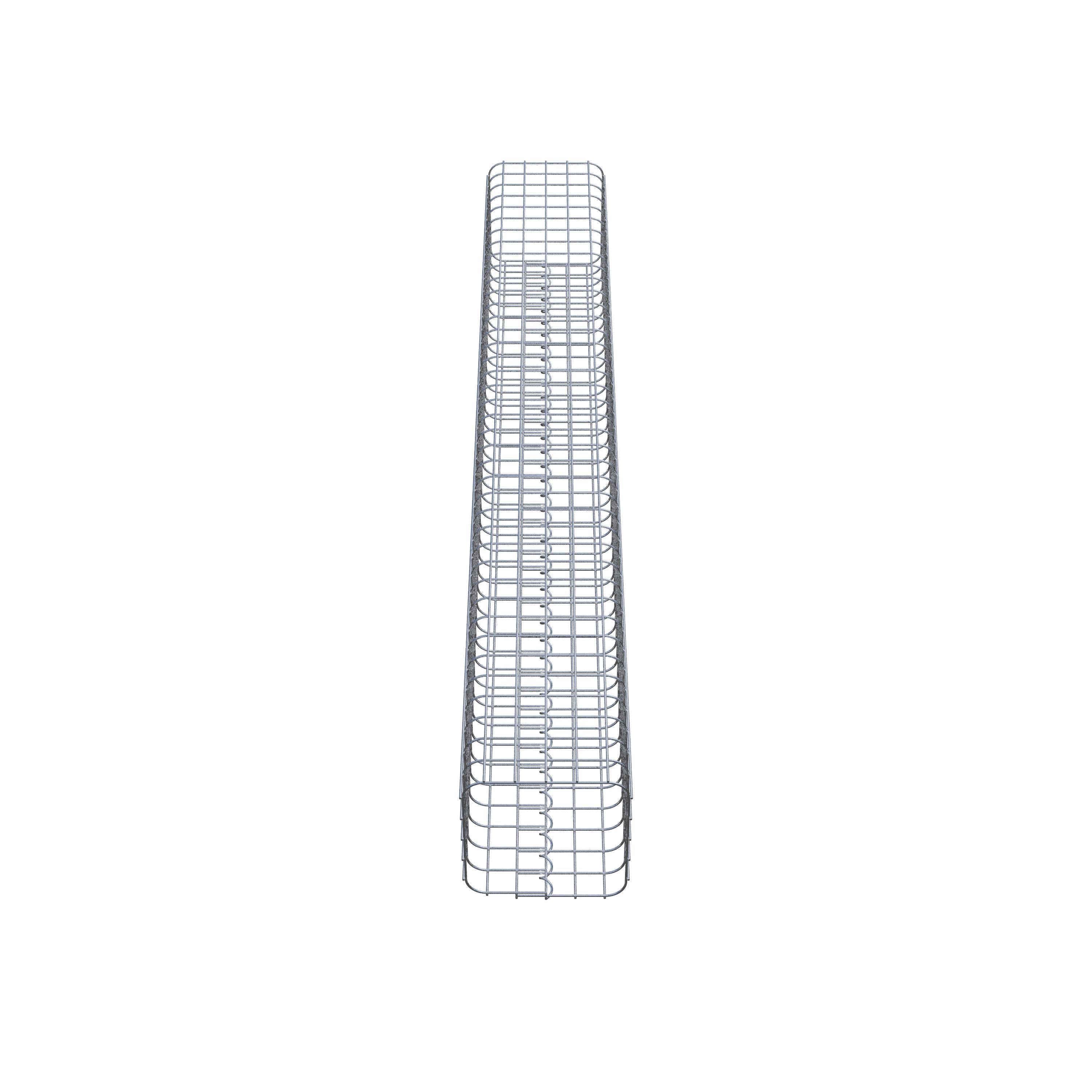 Columna de gaviones 27 x 27 cm MW 5 x 5 cm cuadrado