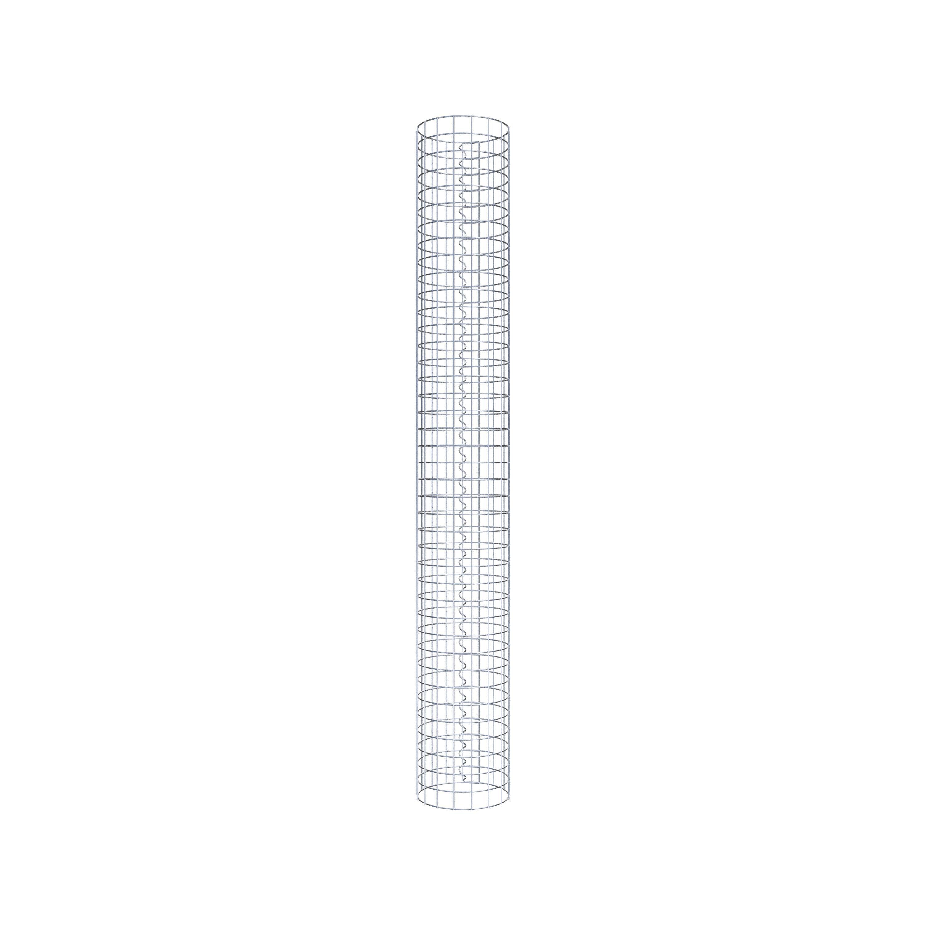 Columna de gaviones diámetro 27 cm MW 5 x 5 cm redonda
