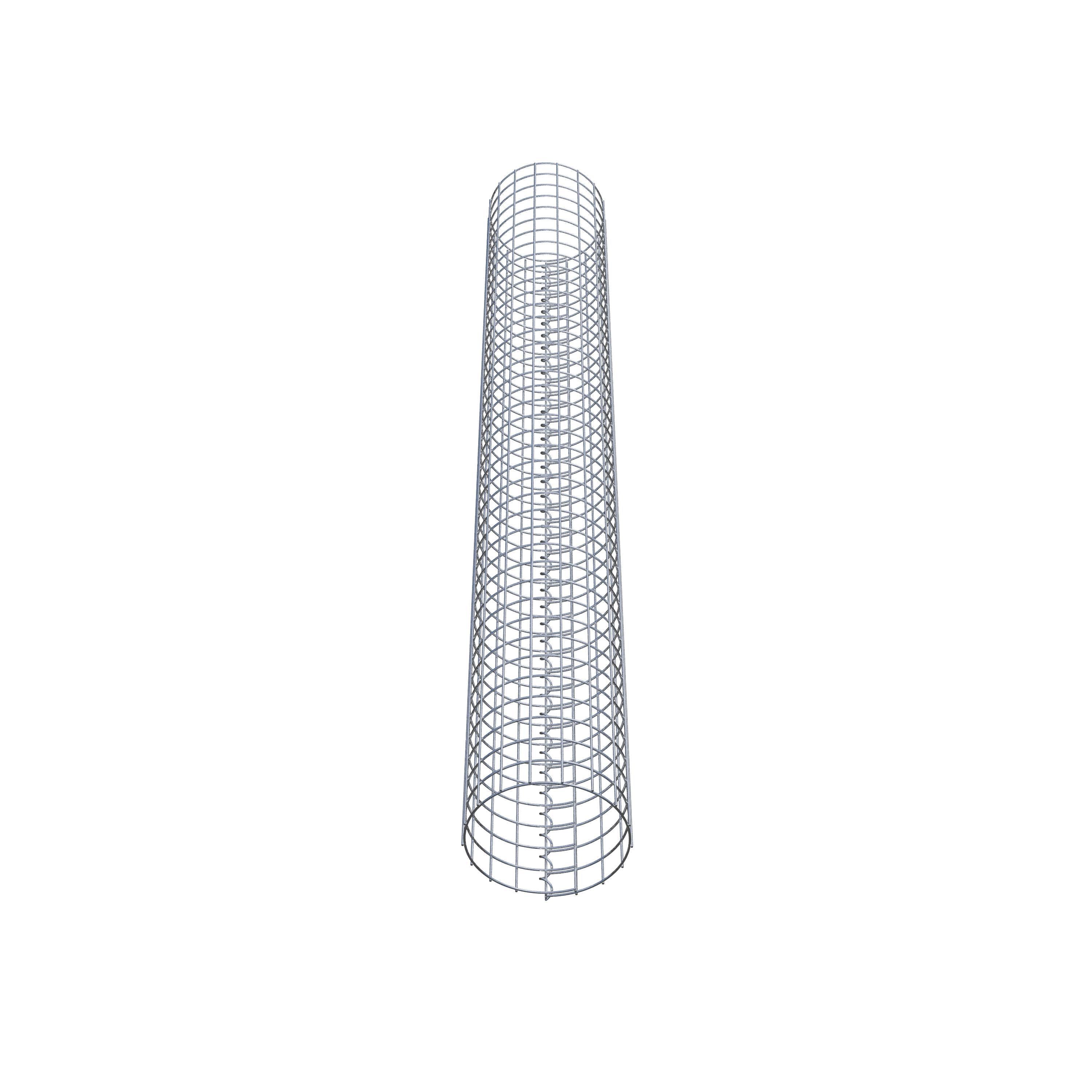 Columna de gaviones diámetro 27 cm MW 5 x 5 cm redonda