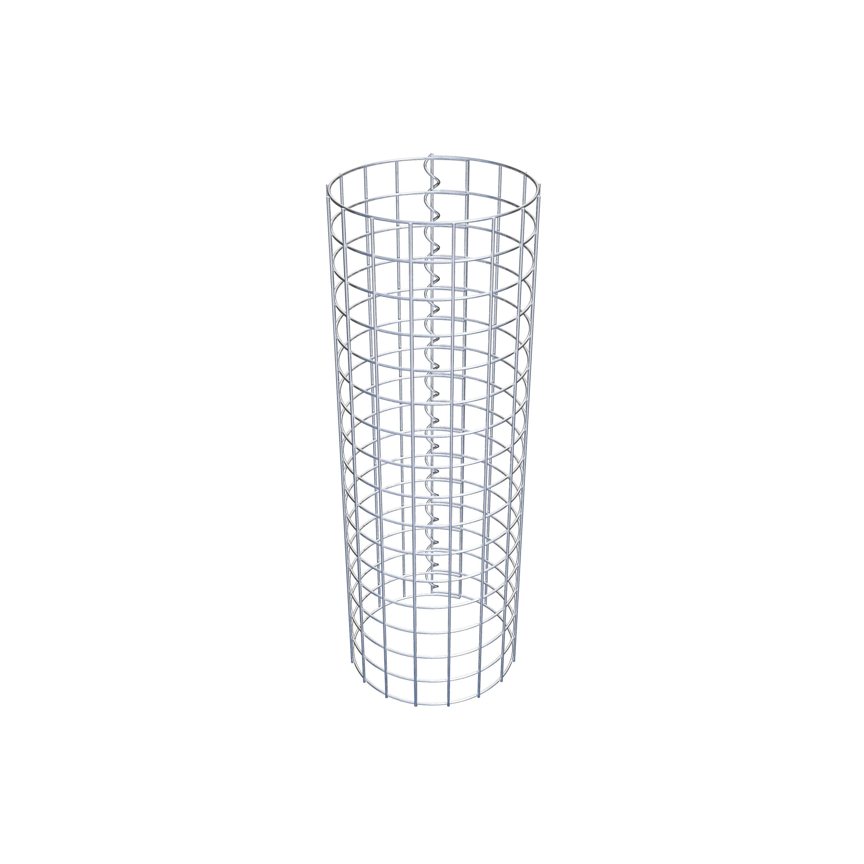 Columna de gaviones diámetro 27 cm MW 5 x 5 cm redonda