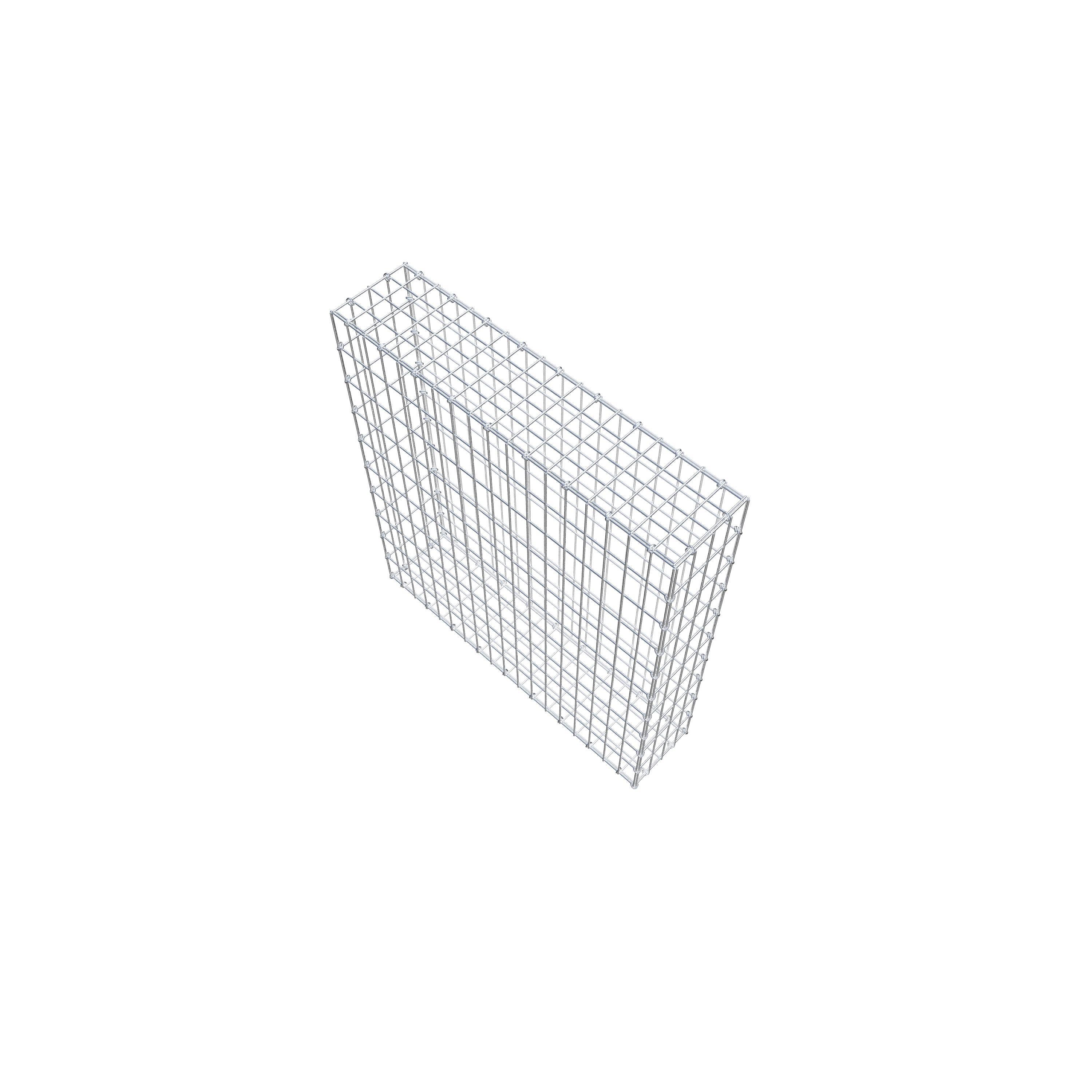 Schanskorf 100 cm x 90 cm x 20 cm (L x H x D), maaswijdte 5 cm x 10 cm, C-ring