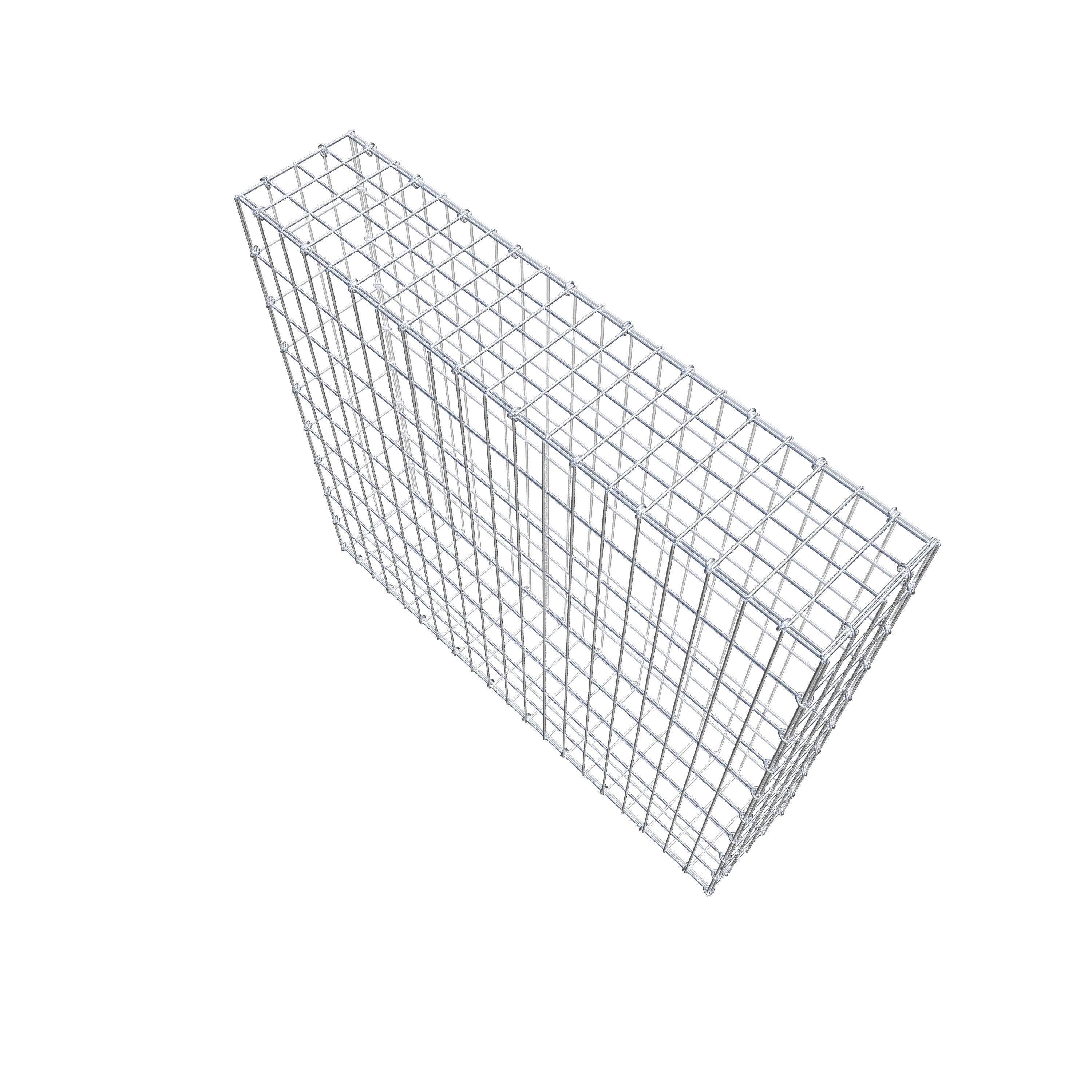 Schanskorf 100 cm x 90 cm x 20 cm (L x H x D), maaswijdte 5 cm x 10 cm, C-ring