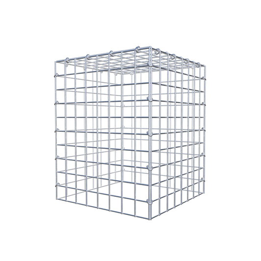 Monteret gabion type 3 50 cm x 40 cm x 40 cm (L x H x D), maskestørrelse 5 cm x 5 cm, C-ring