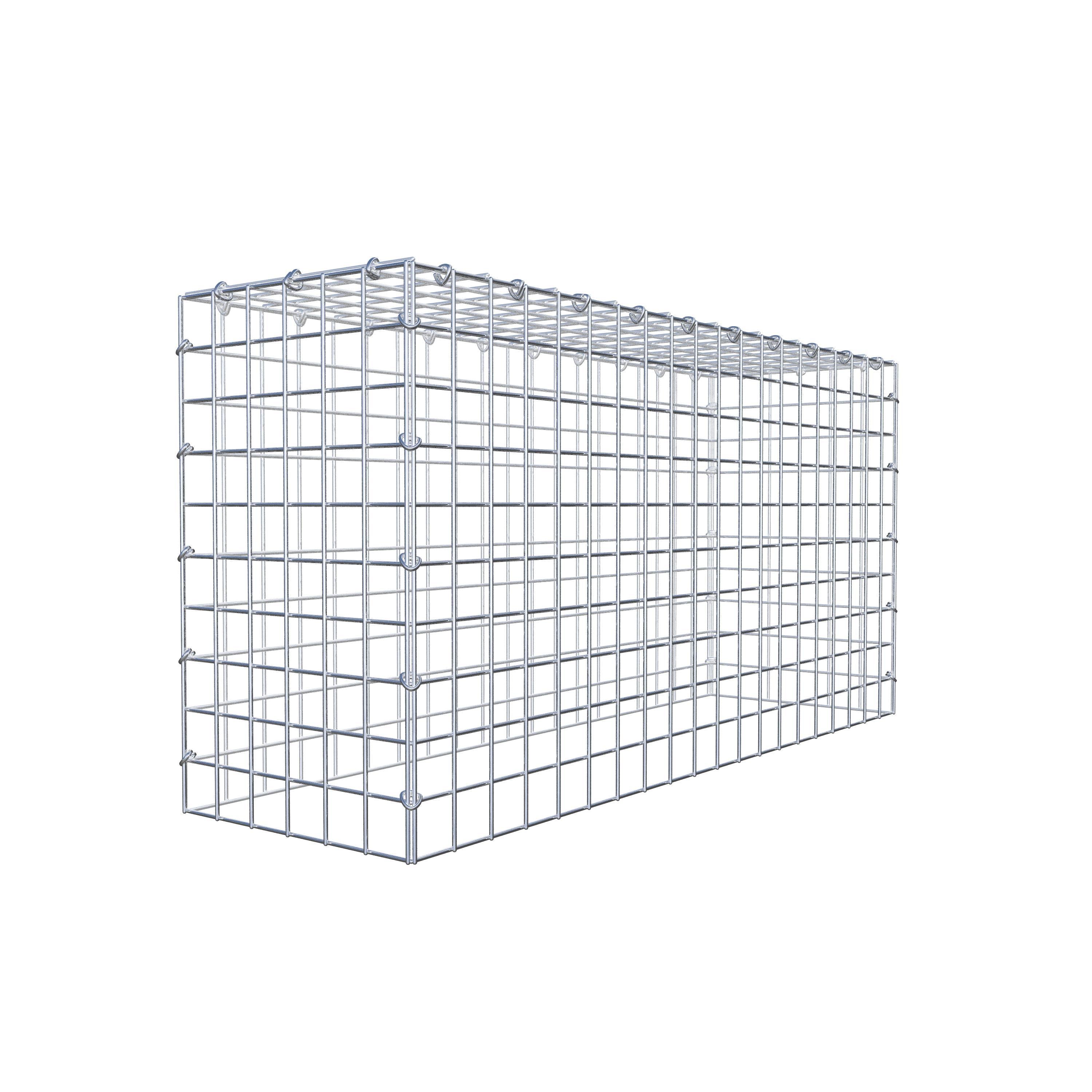 Mounted gabion type 3 100 cm x 50 cm x 30 cm (L x H x D), mesh size 5 cm x 5 cm, C-ring