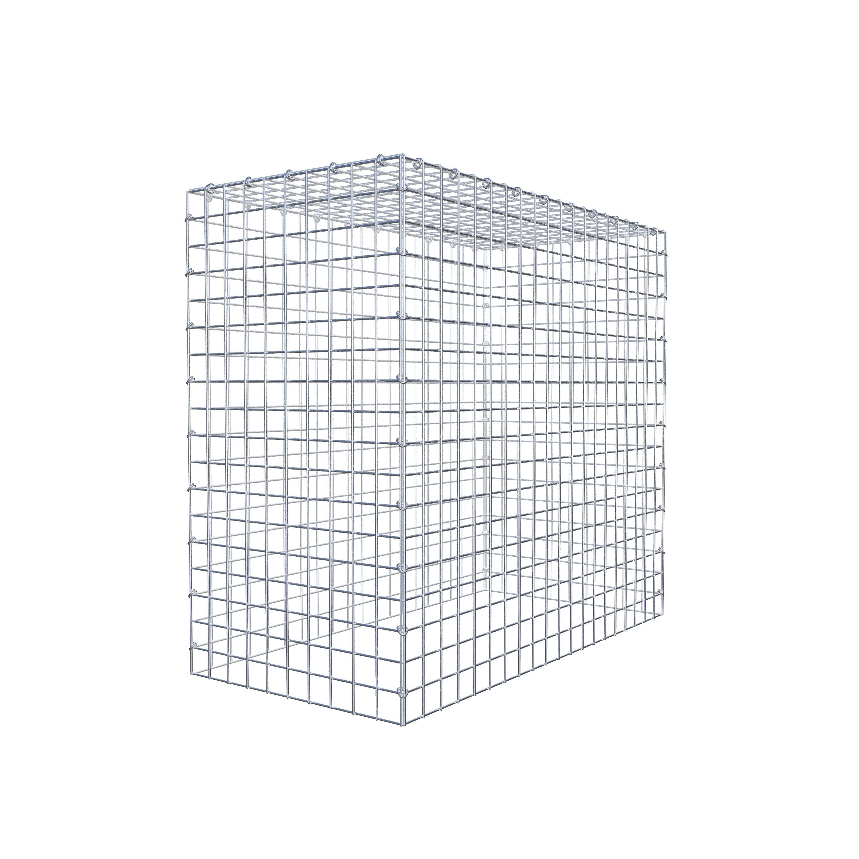 Mounted gabion type 3 100 cm x 90 cm x 50 cm (L x H x D), mesh size 5 cm x 5 cm, C-ring