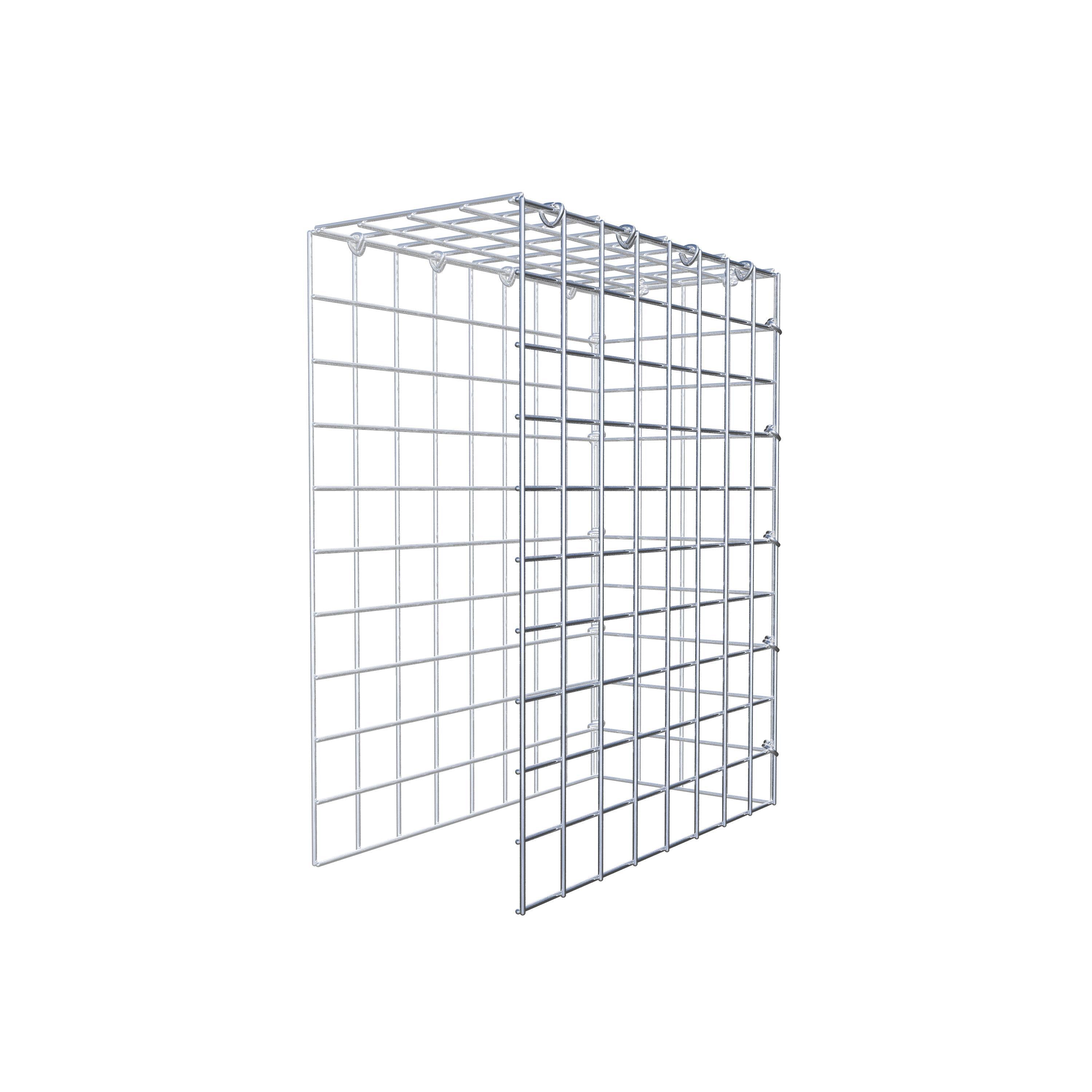 Toegevoegde pool type 4 50 cm x 40 cm x 20 cm (L x H x D), maaswijdte 5 cm x 5 cm, C-ring