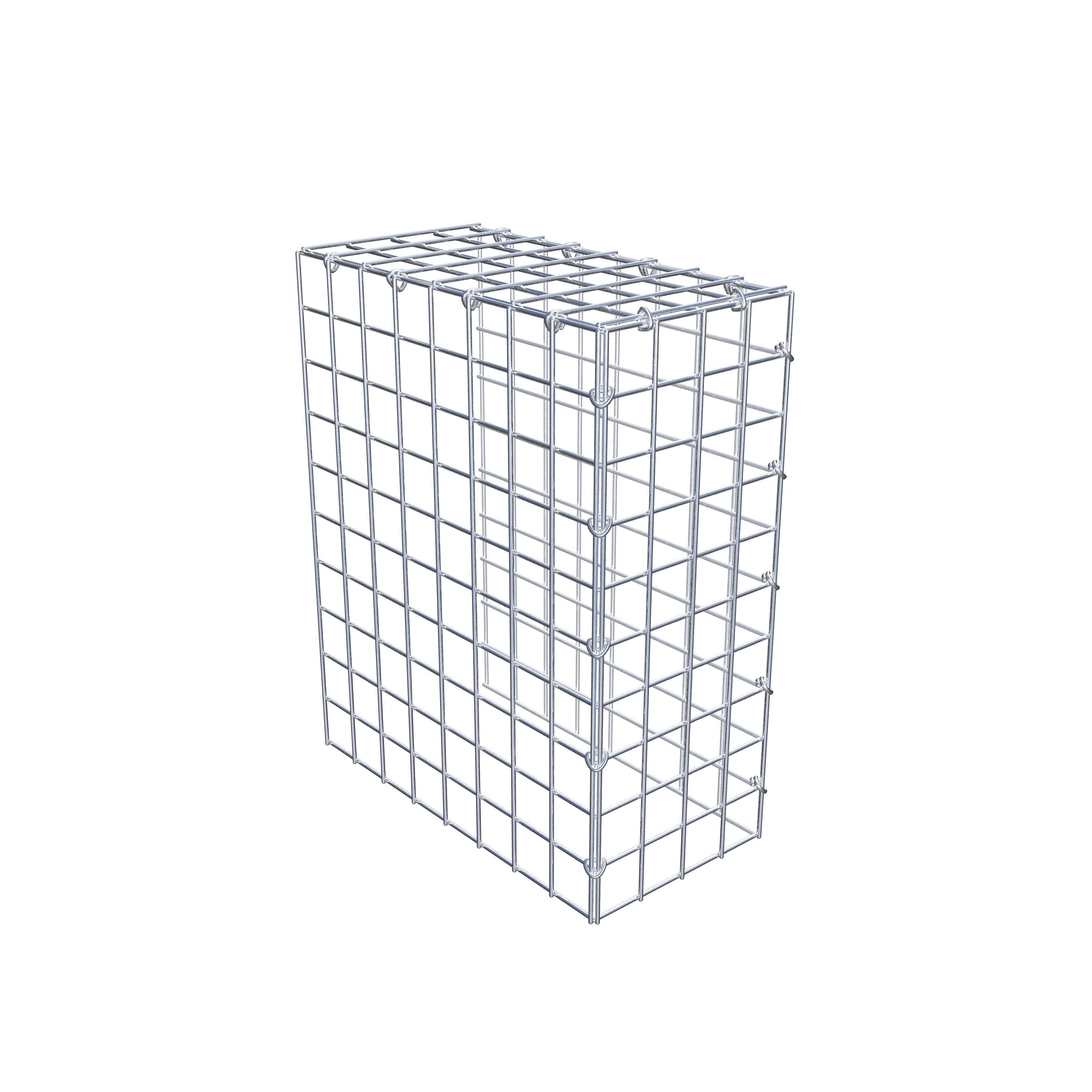 Toegevoegde pool type 4 50 cm x 40 cm x 20 cm (L x H x D), maaswijdte 5 cm x 5 cm, C-ring