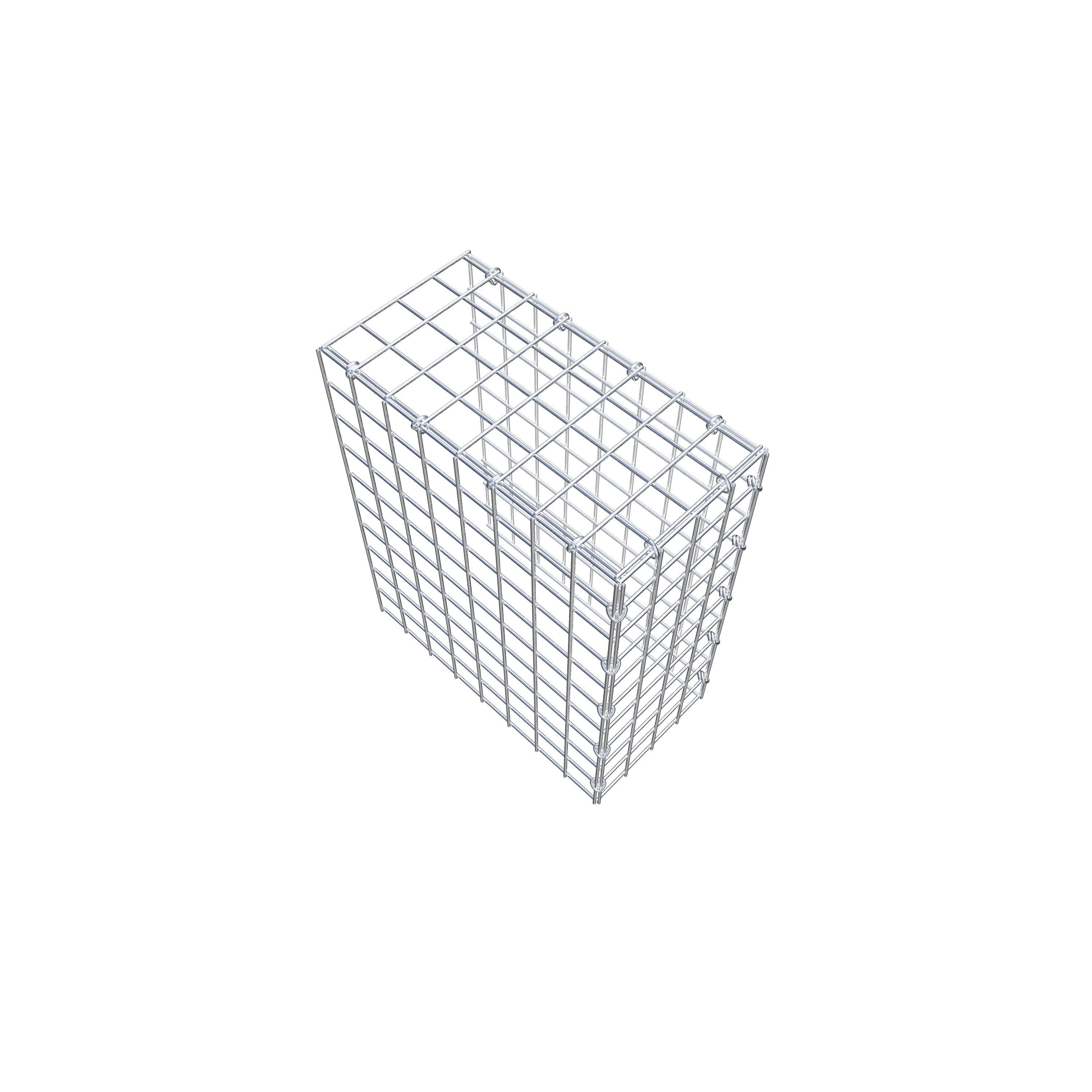 Toegevoegde pool type 4 50 cm x 40 cm x 20 cm (L x H x D), maaswijdte 5 cm x 5 cm, C-ring