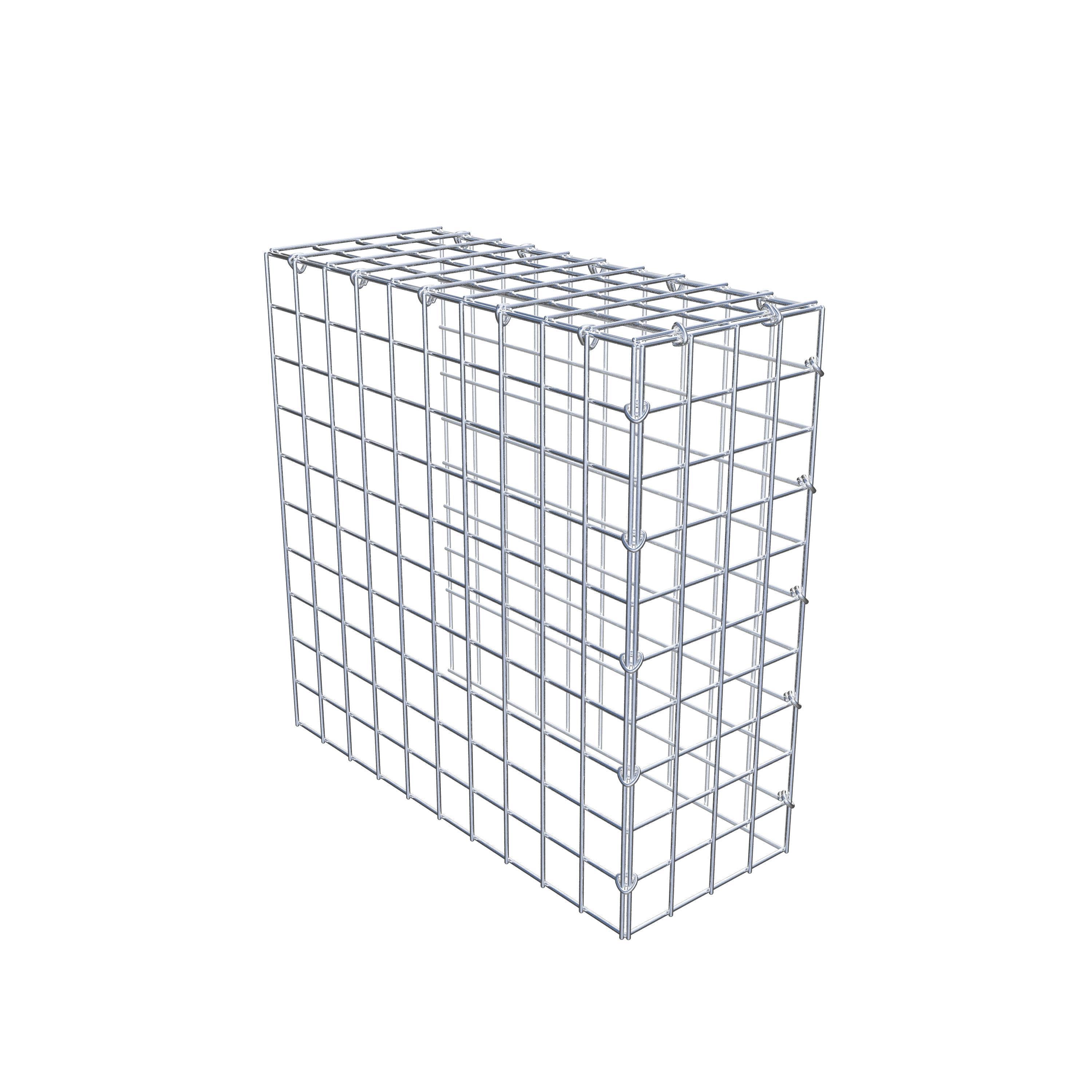 Add-on schanskorf type 4 50 cm x 50 cm x 20 cm (L x H x D), maaswijdte 5 cm x 5 cm, C-ring