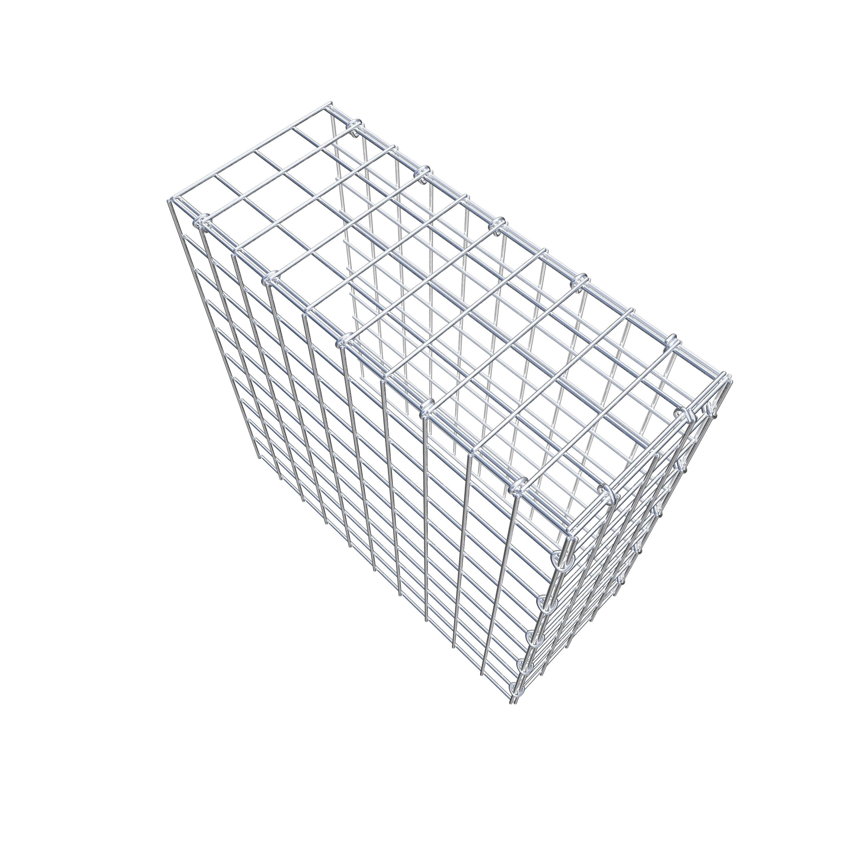 Add-on schanskorf type 4 50 cm x 50 cm x 20 cm (L x H x D), maaswijdte 5 cm x 5 cm, C-ring
