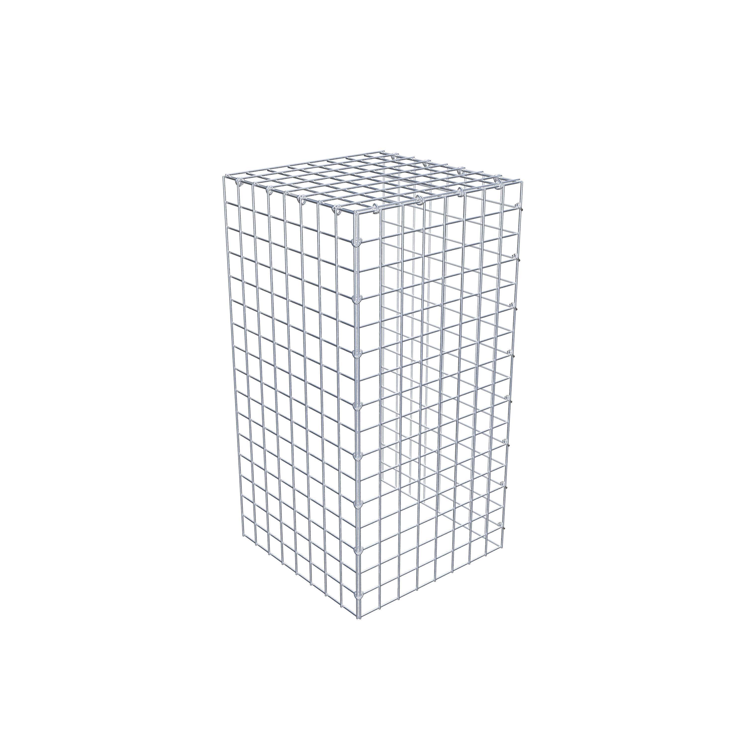 Toegevoegde pool type 4 80 cm x 40 cm x 40 cm (L x H x D), maaswijdte 5 cm x 5 cm, C-ring