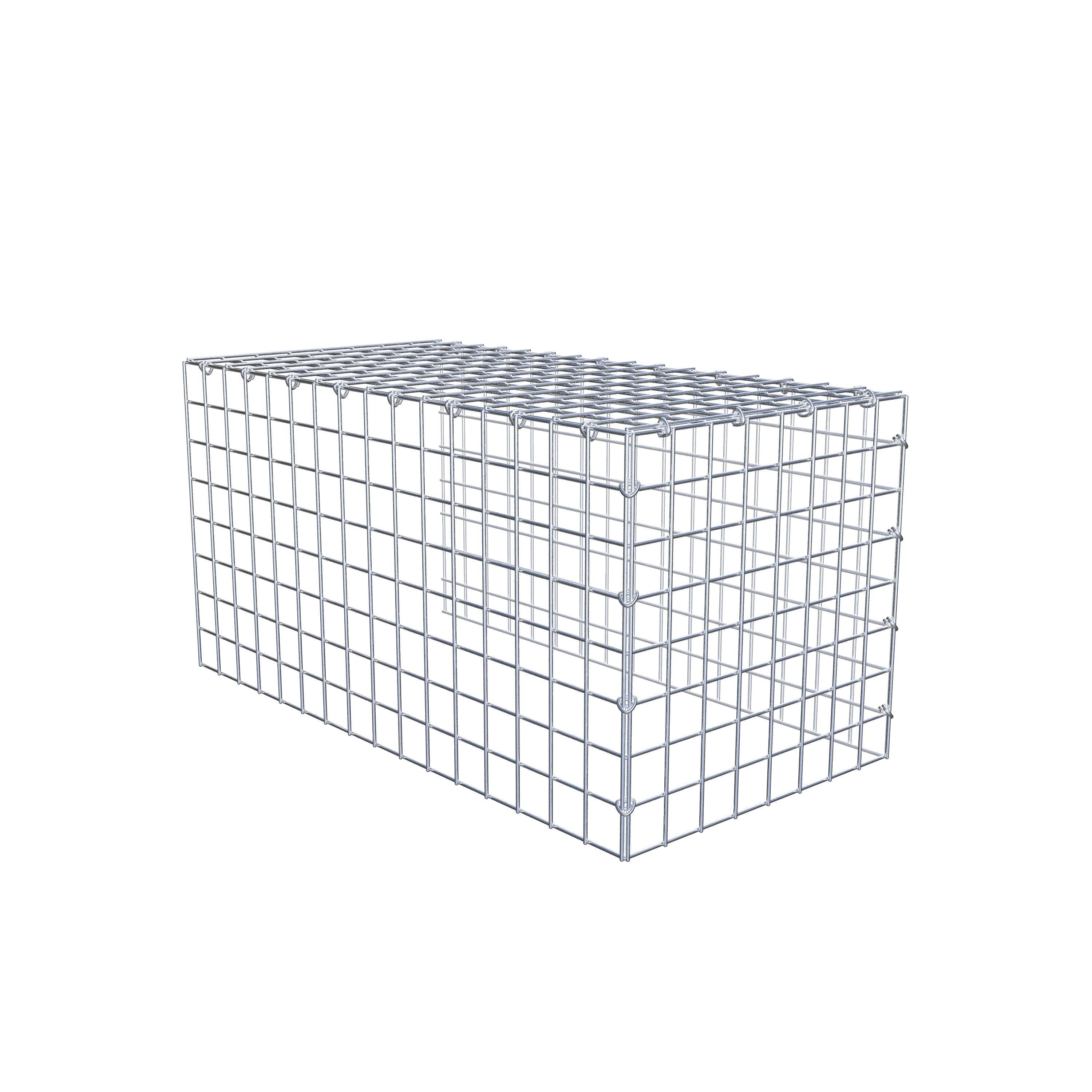 Toegevoegde pool type 4 80 cm x 40 cm x 40 cm (L x H x D), maaswijdte 5 cm x 5 cm, C-ring