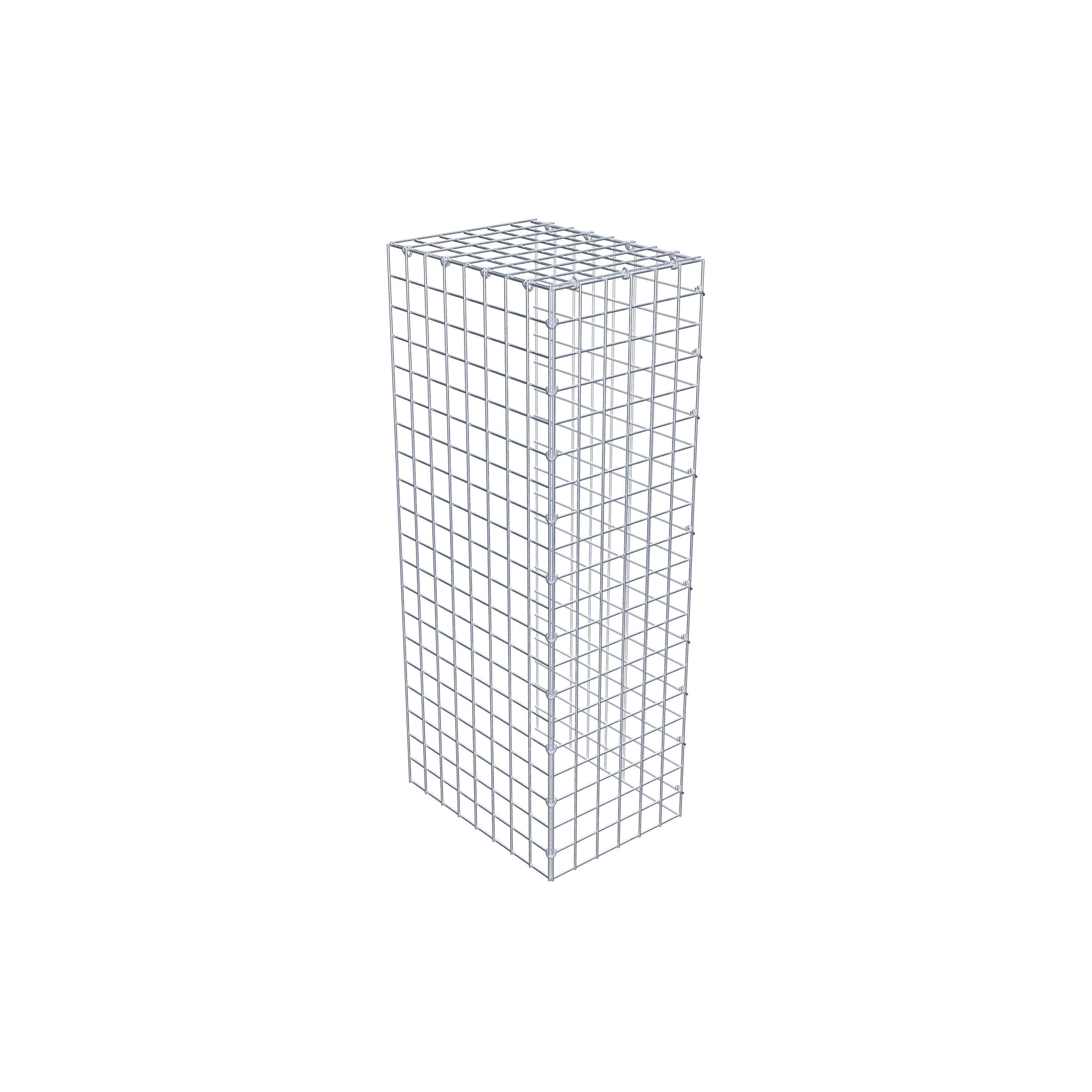 Opzetpaal type 4 100 cm x 40 cm x 30 cm (L x H x D), maaswijdte 5 cm x 5 cm, C-ring