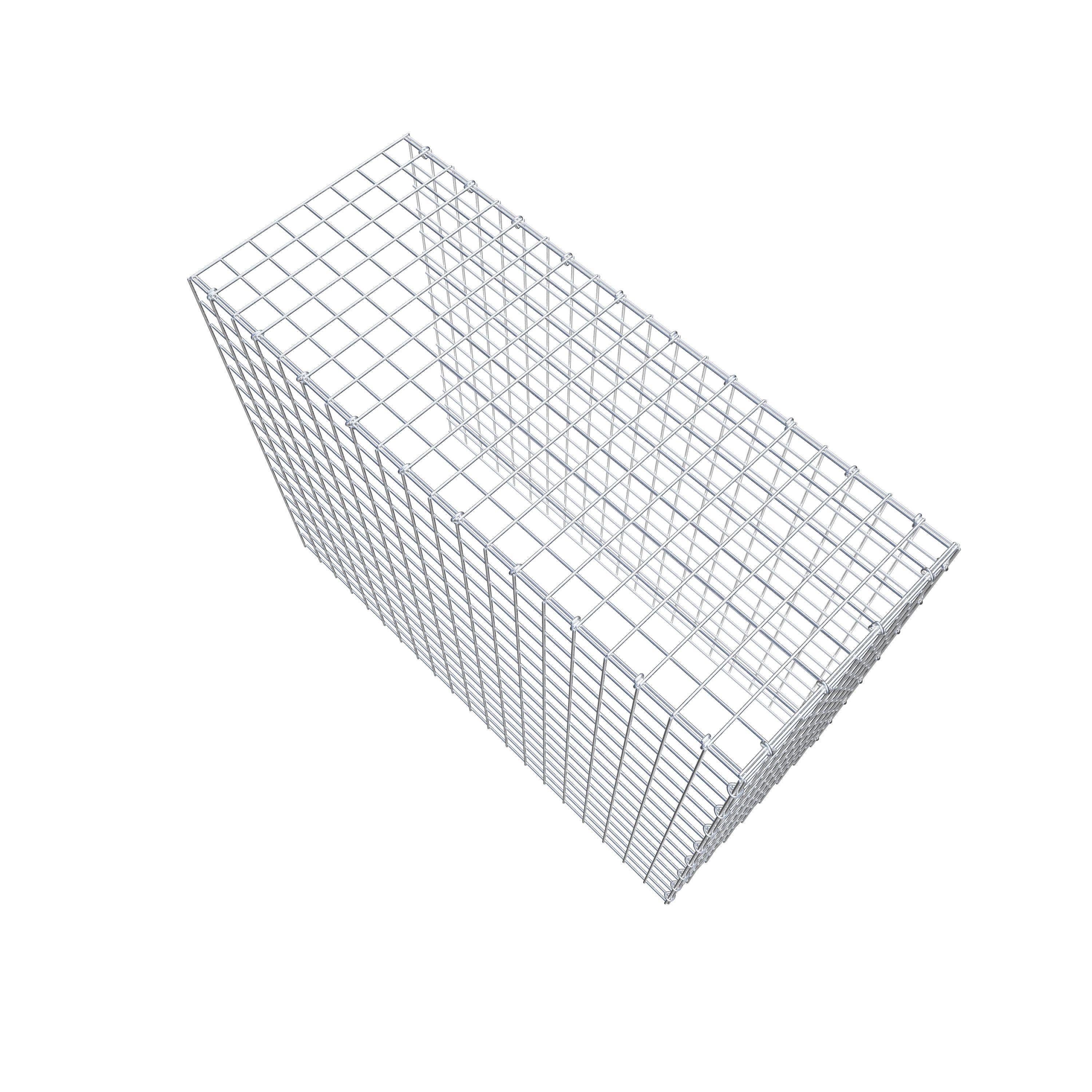 Add-on schanskorf type 4 100 cm x 80 cm x 40 cm (L x H x D), maaswijdte 5 cm x 5 cm, C-ring
