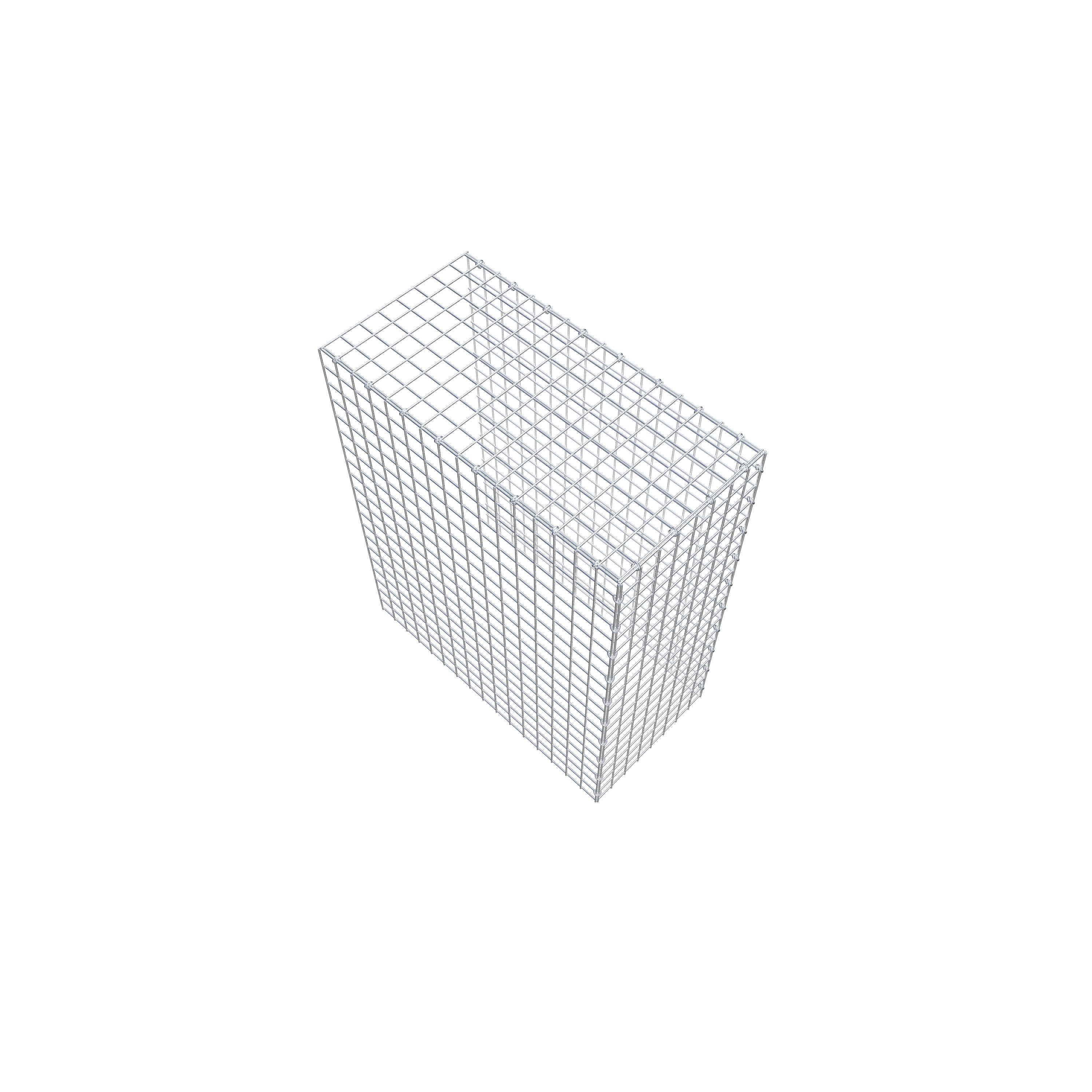 Add-on schanskorf type 4 100 cm x 80 cm x 40 cm (L x H x D), maaswijdte 5 cm x 5 cm, C-ring