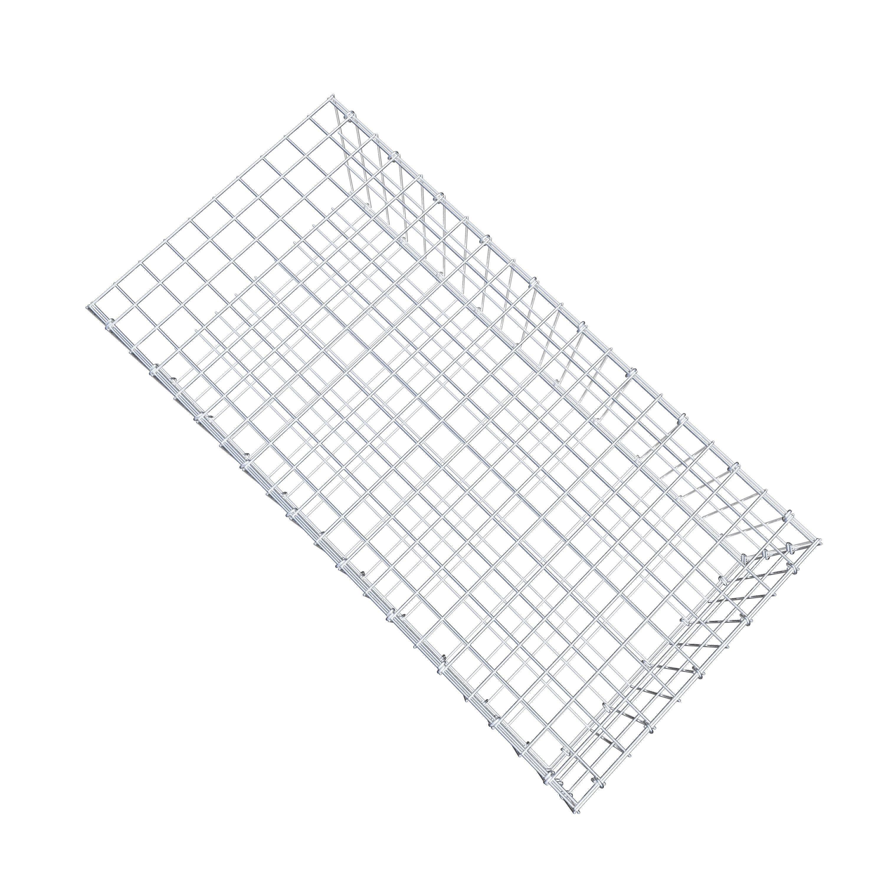 Pila adicional tipo 2 100 cm x 30 cm x 50 cm, malla 5 cm x 10 cm, anillo en C