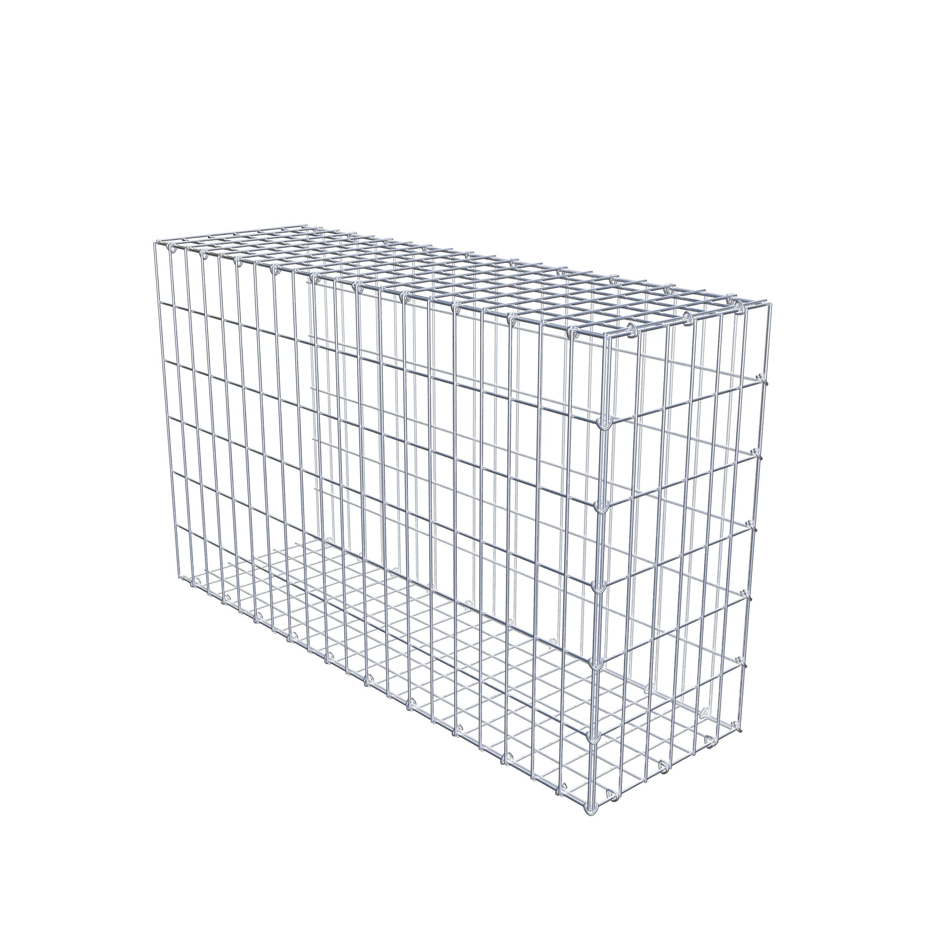 Pila adicional tipo 2 100 cm x 60 cm x 30 cm, malla 5 cm x 10 cm, anillo en C