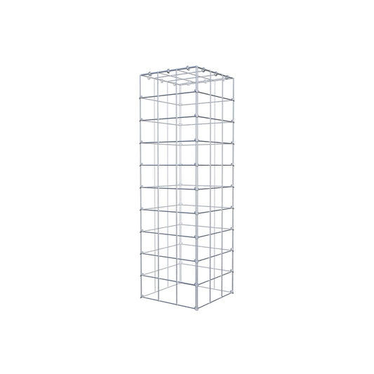 Monteret gabion type 3 100 cm x 30 cm x 30 cm (L x H x D), maskestørrelse 10 cm x 10 cm, C-ring