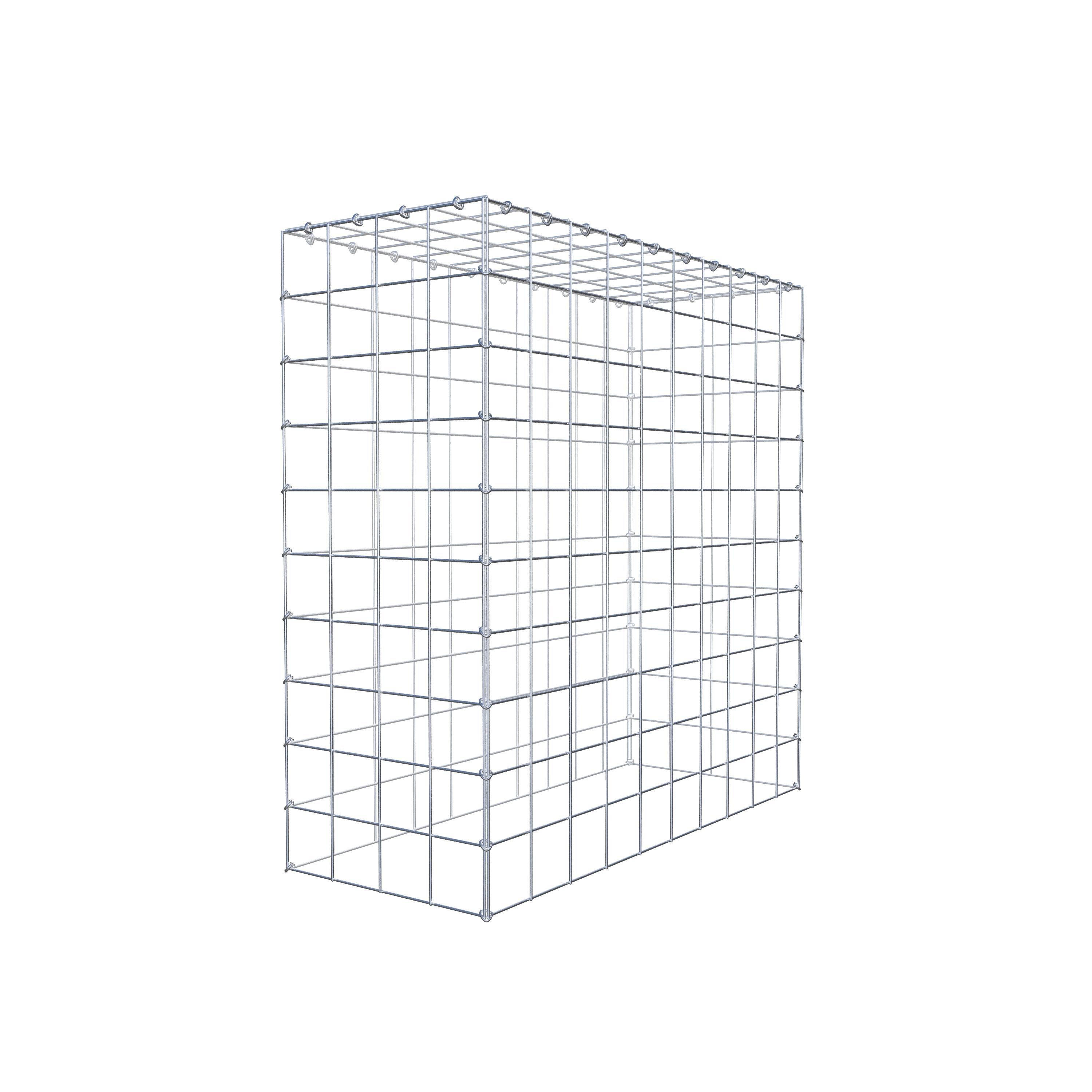 Type 3 oplegkorf 100 cm x 100 cm x 40 cm (L x H x D), maaswijdte 10 cm x 10 cm, C-ring