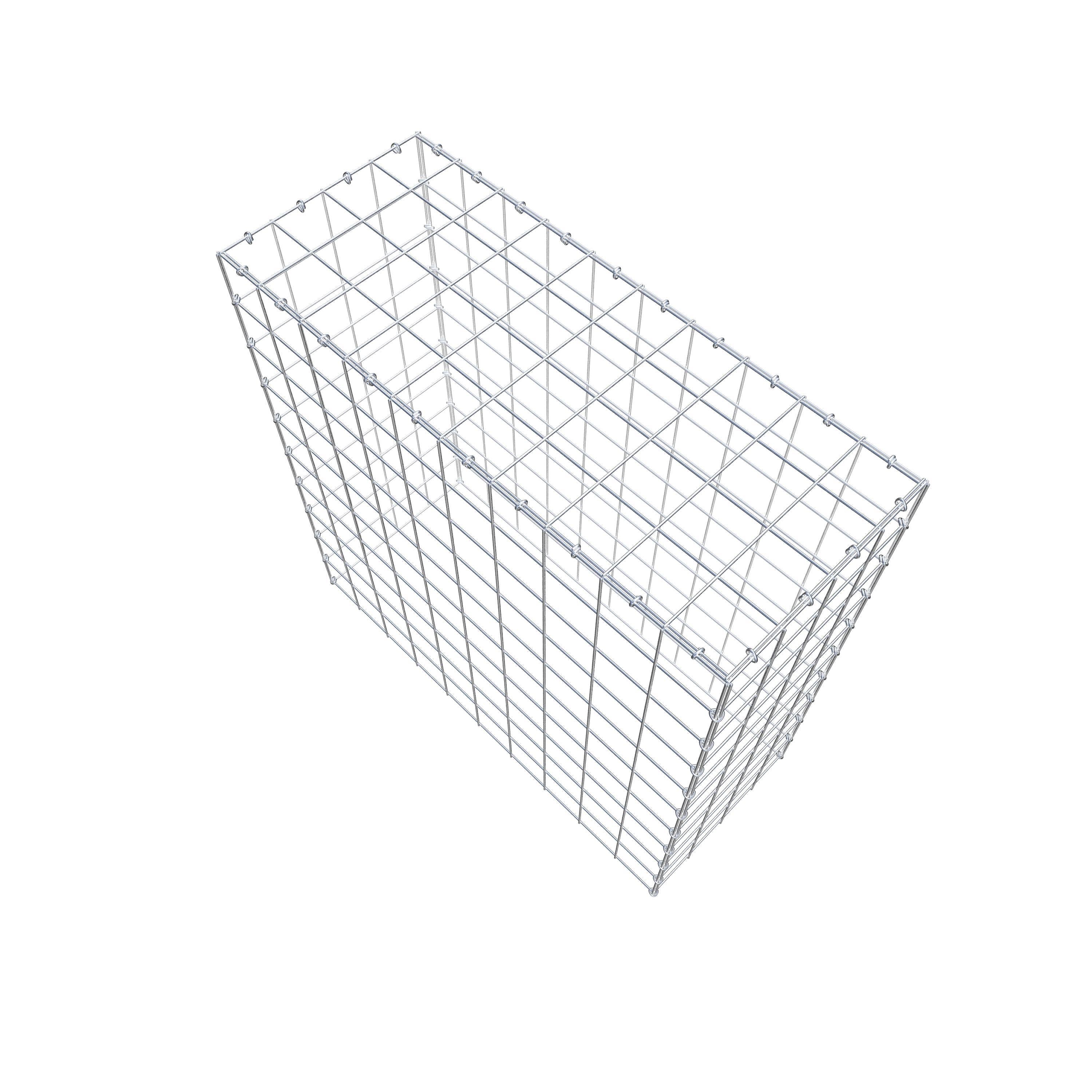 Type 3 oplegkorf 100 cm x 100 cm x 40 cm (L x H x D), maaswijdte 10 cm x 10 cm, C-ring