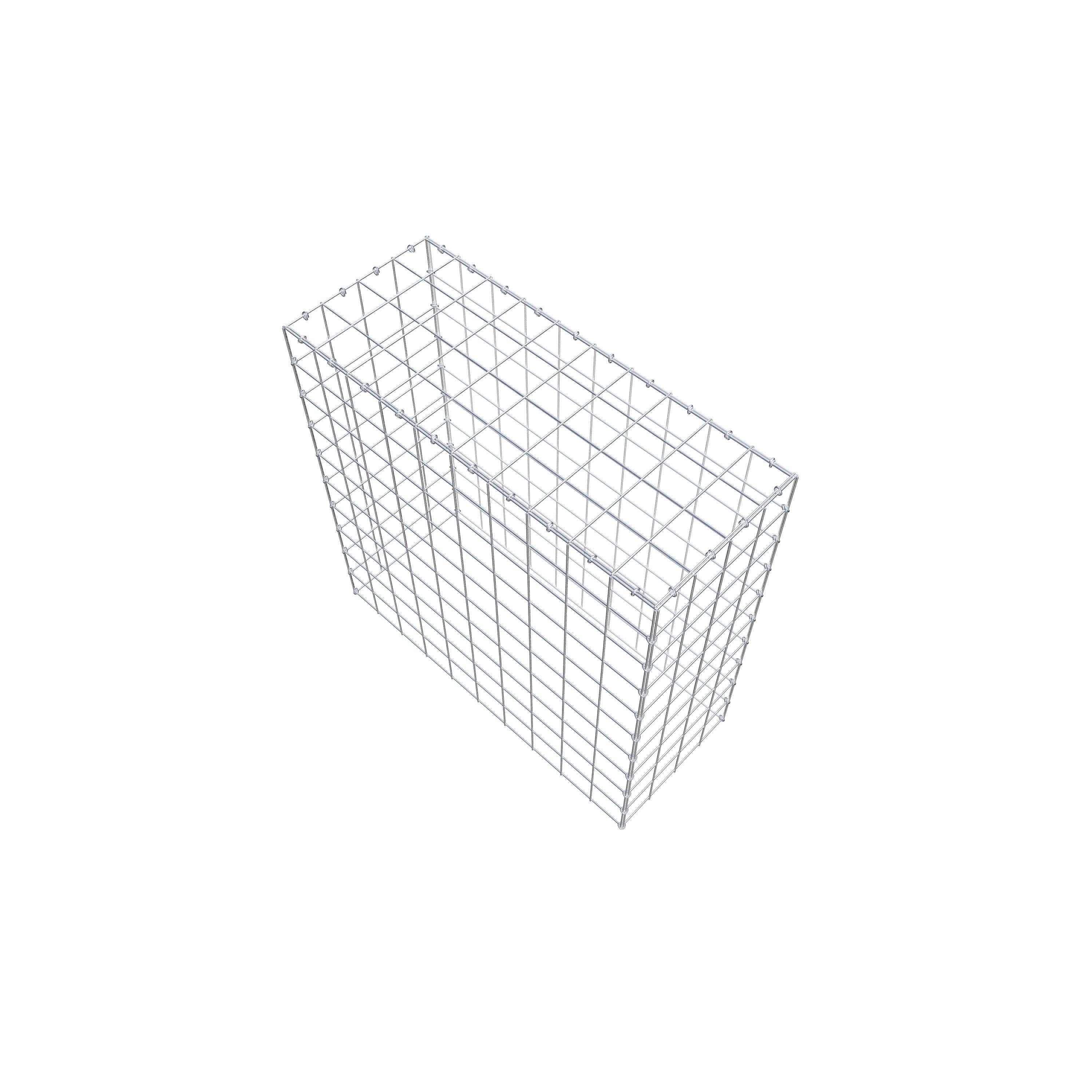 Type 3 oplegkorf 100 cm x 100 cm x 40 cm (L x H x D), maaswijdte 10 cm x 10 cm, C-ring