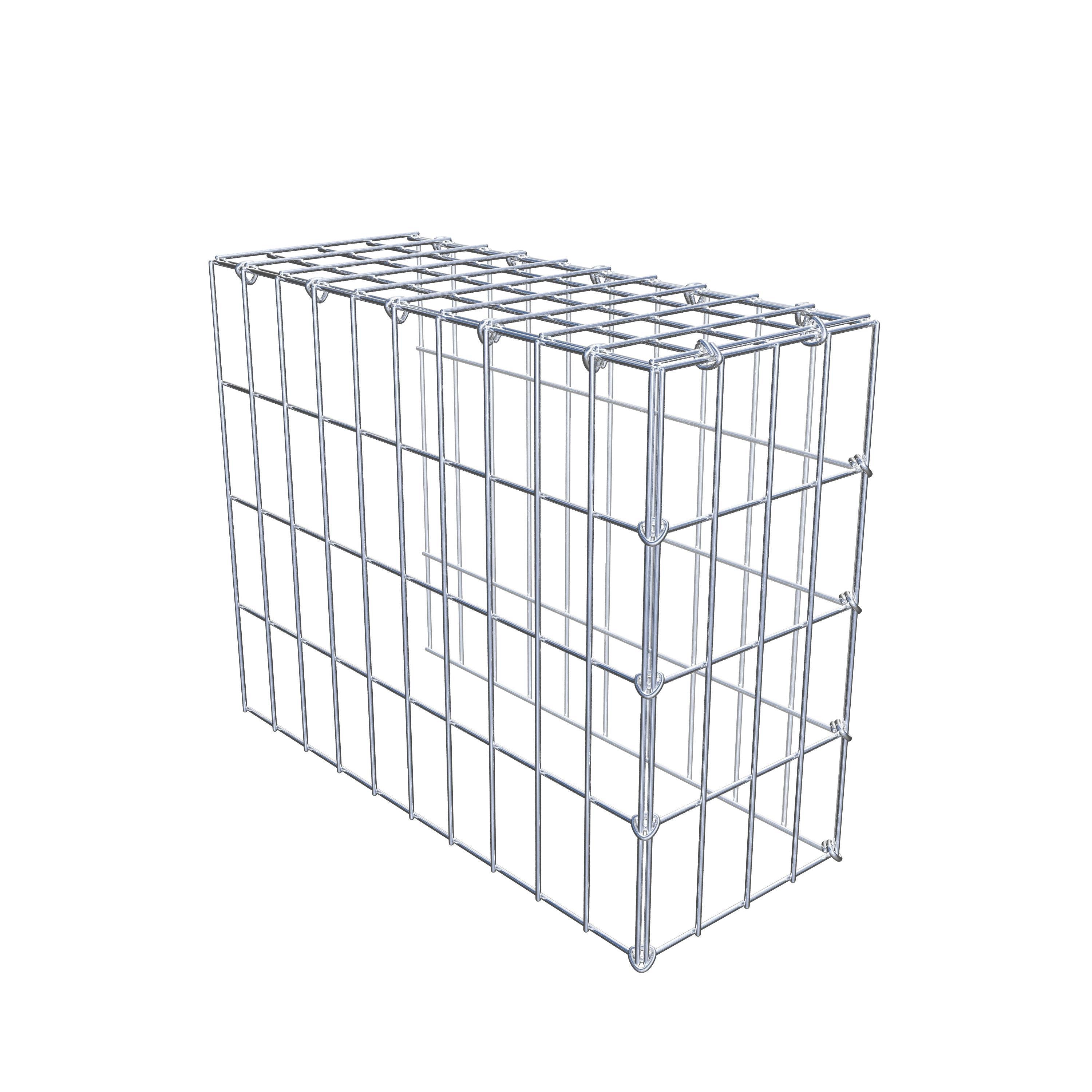 Toegevoegde pool type 4 50 cm x 40 cm x 20 cm (L x H x D), maaswijdte 5 cm x 10 cm, C-ring