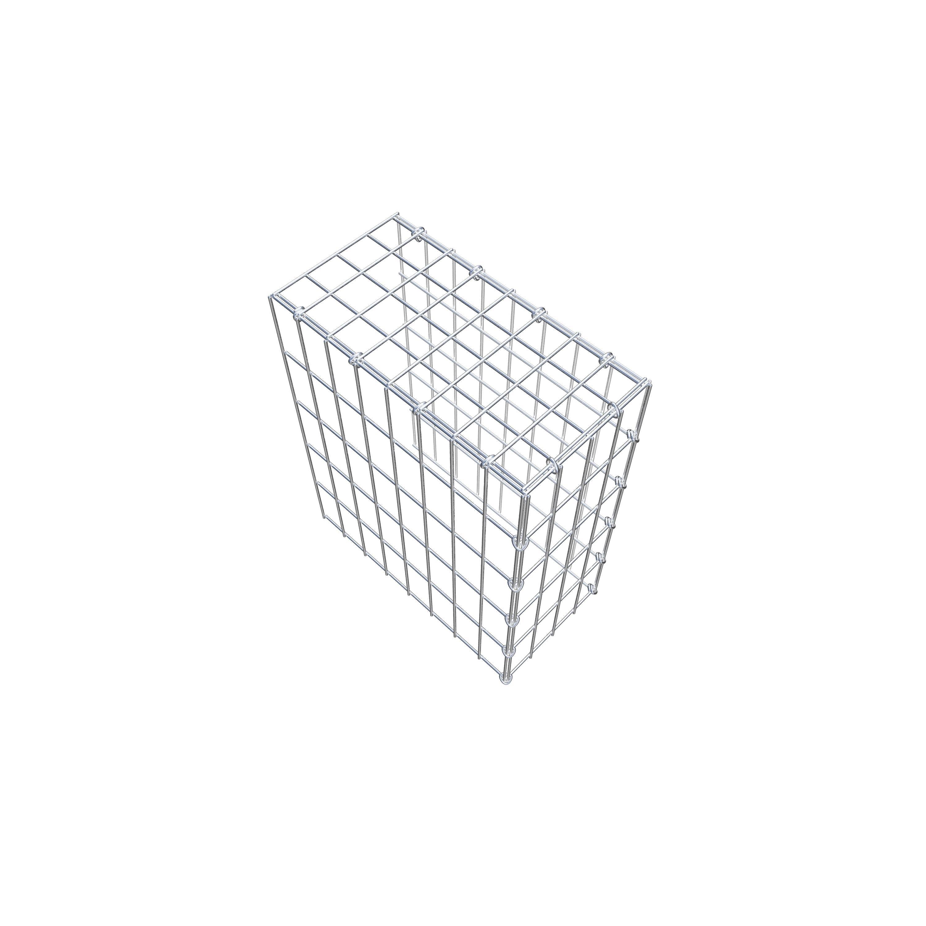 Toegevoegde pool type 4 50 cm x 40 cm x 20 cm (L x H x D), maaswijdte 5 cm x 10 cm, C-ring