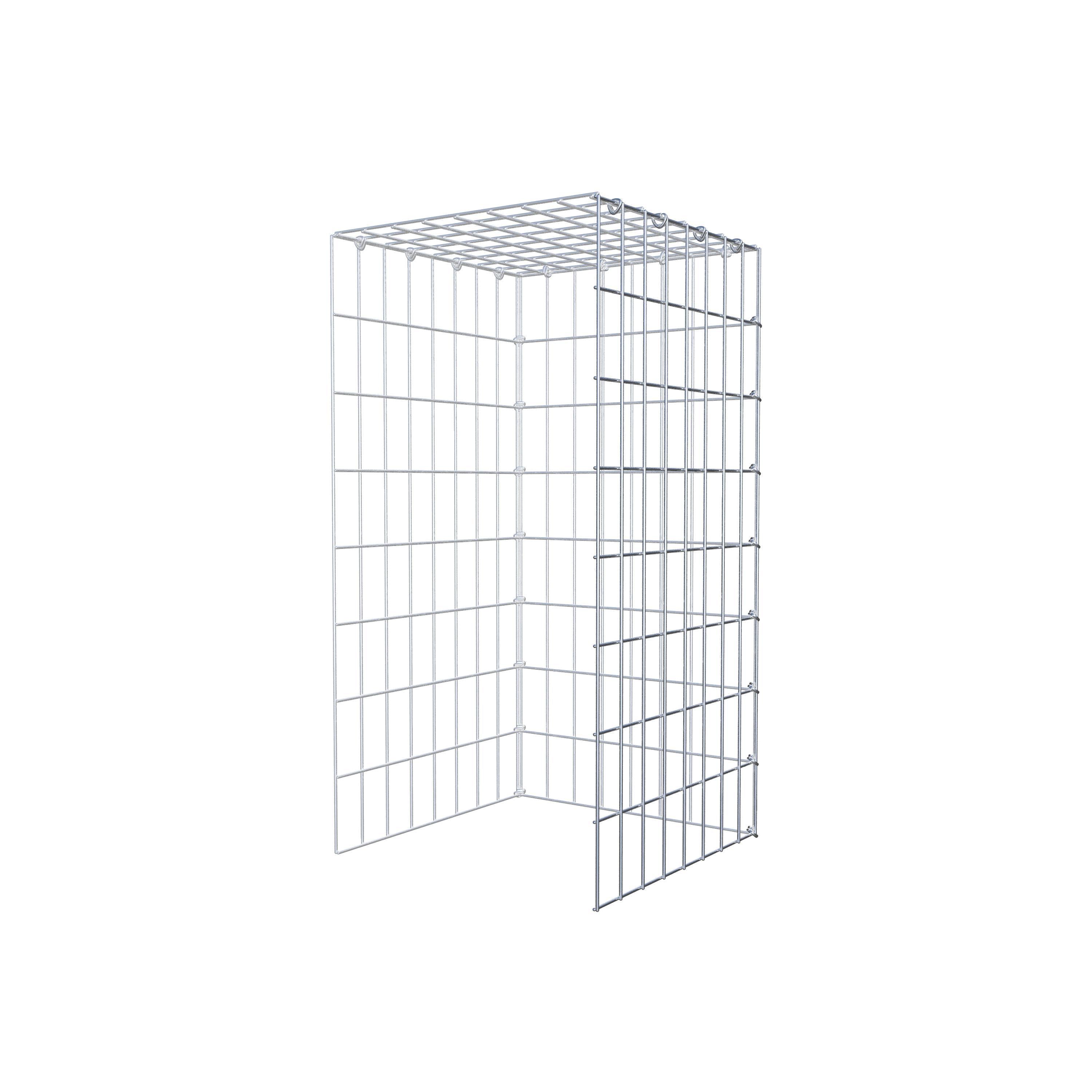 Toegevoegde pool type 4 80 cm x 40 cm x 40 cm (L x H x D), maaswijdte 5 cm x 10 cm, C-ring