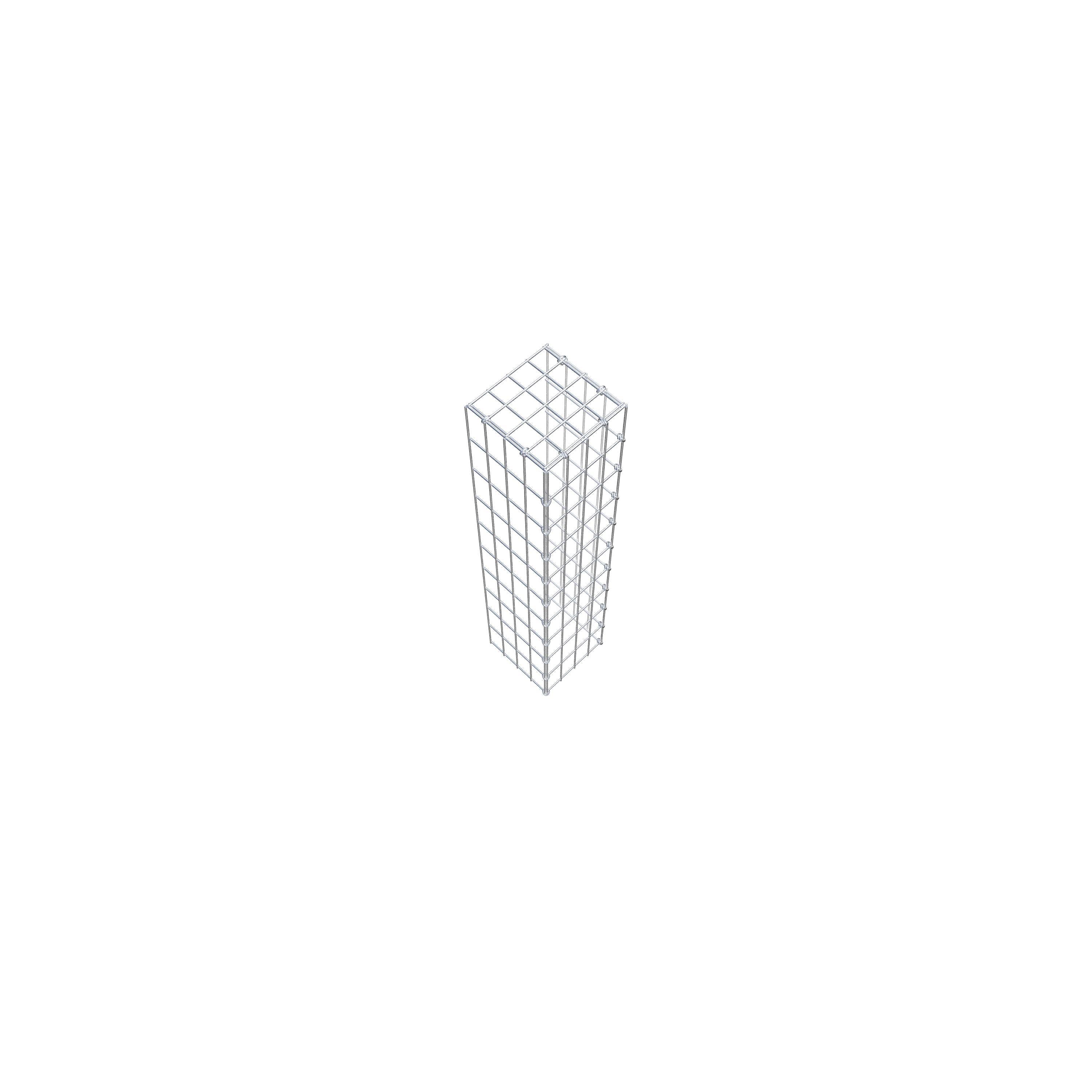 Add-on schanskorf type 4 100 cm x 20 cm x 20 cm (L x H x D), maaswijdte 5 cm x 10 cm, C-ring