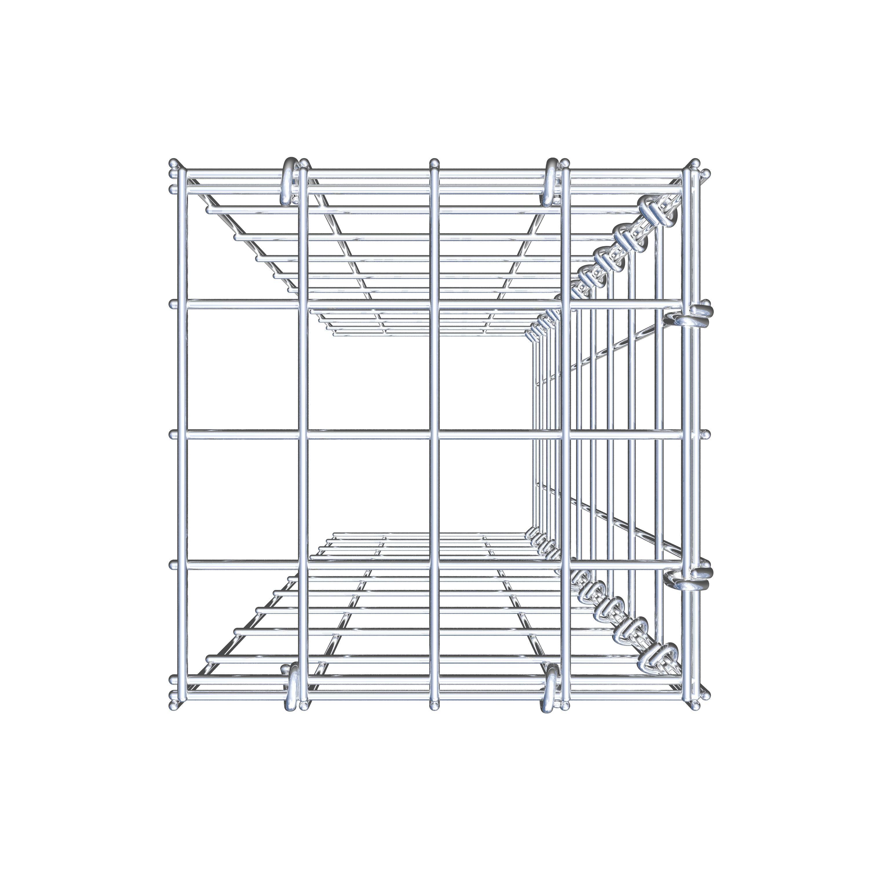 Add-on schanskorf type 4 100 cm x 20 cm x 20 cm (L x H x D), maaswijdte 5 cm x 10 cm, C-ring