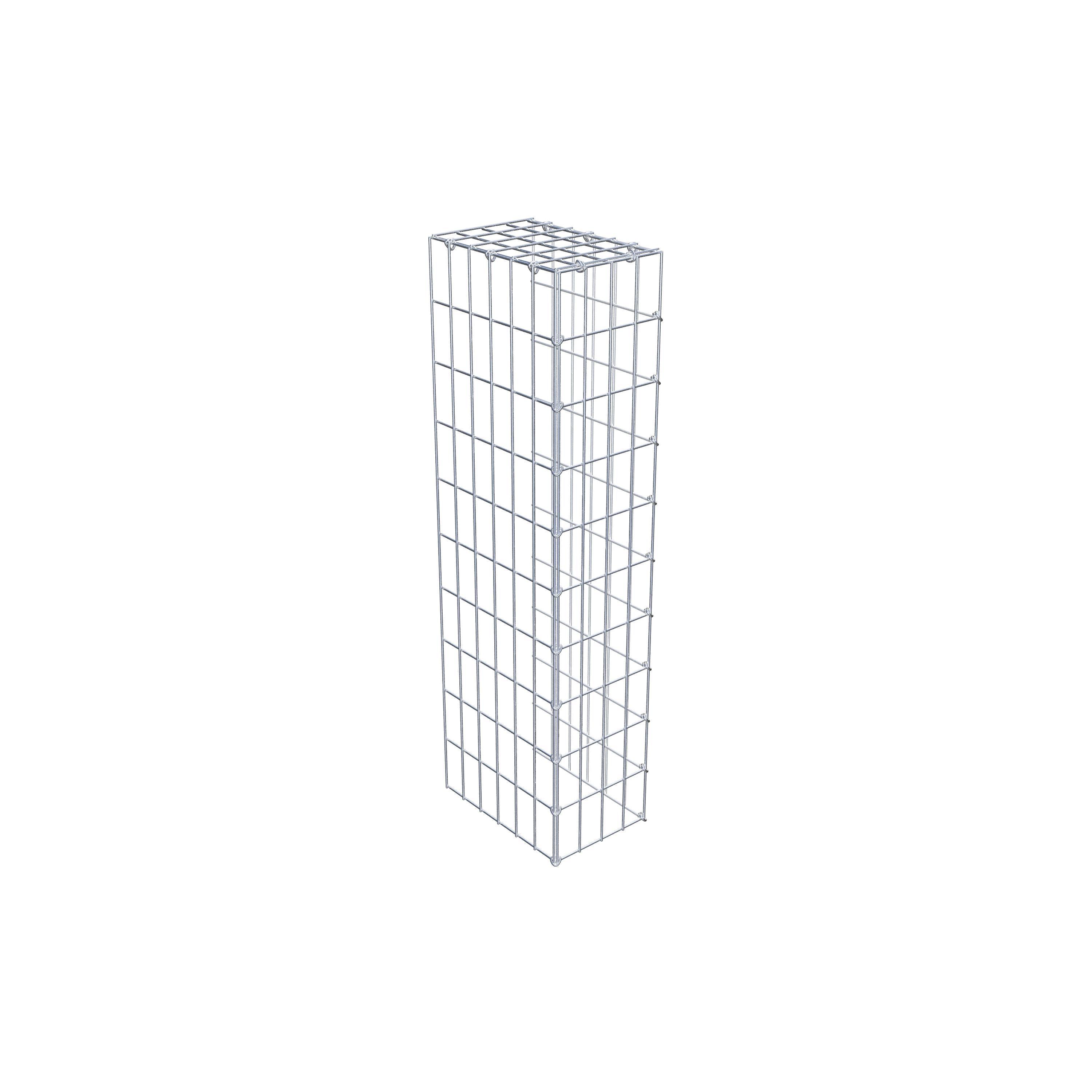 Type 4 oplegkorf 100 cm x 30 cm x 20 cm (L x H x D), maaswijdte 5 cm x 10 cm, C-ring
