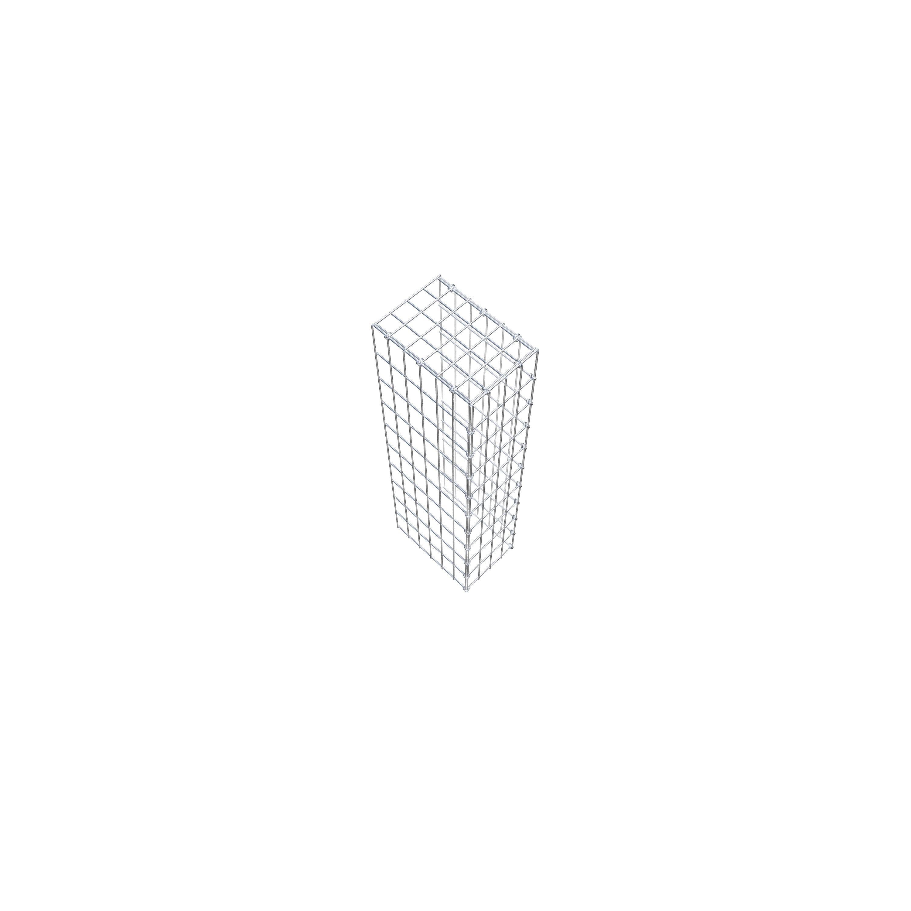 Type 4 oplegkorf 100 cm x 30 cm x 20 cm (L x H x D), maaswijdte 5 cm x 10 cm, C-ring