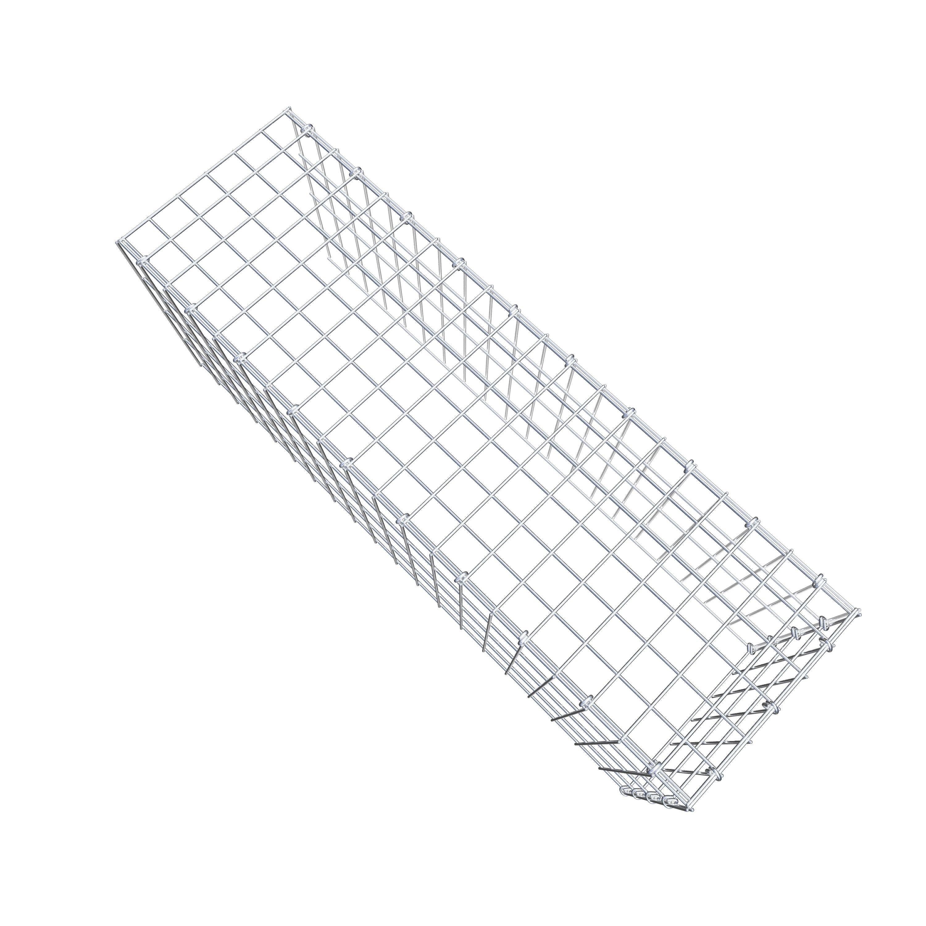 Type 4 oplegkorf 100 cm x 40 cm x 30 cm (L x H x D), maaswijdte 5 cm x 10 cm, C-ring