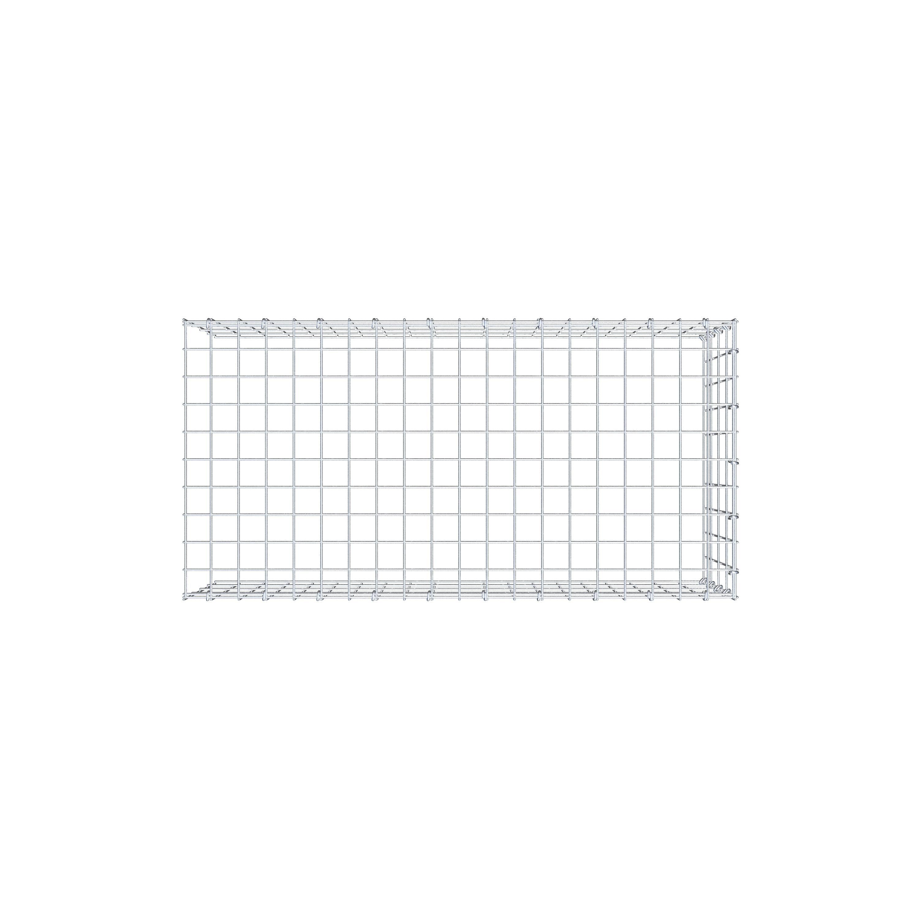 Pile aggiuntivo tipo 4 100 cm x 40 cm x 50 cm (L x H x P), maglia 5 cm x 10 cm, anello a C