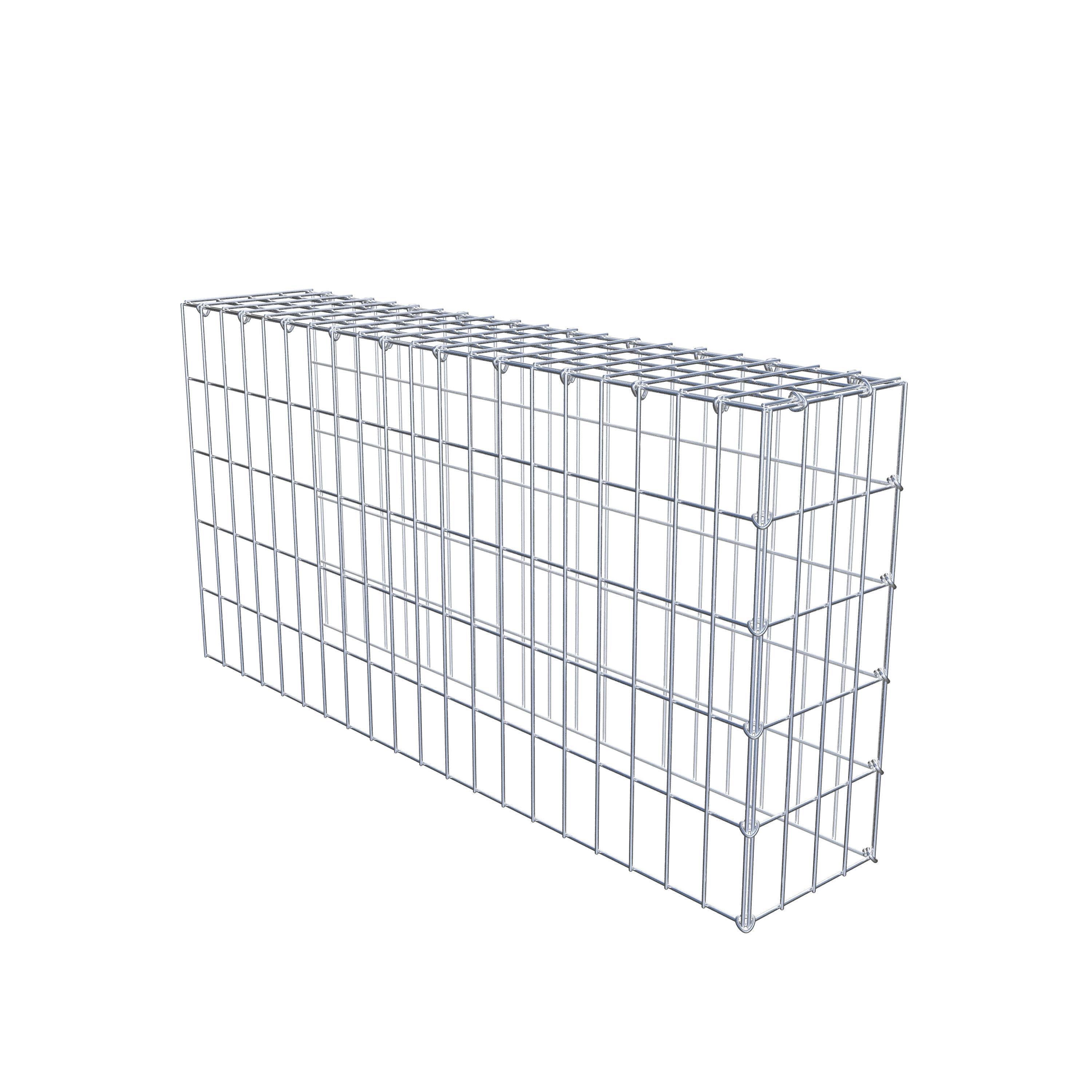 Type 4 oplegkorf 100 cm x 50 cm x 20 cm (L x H x D), maaswijdte 5 cm x 10 cm, C-ring