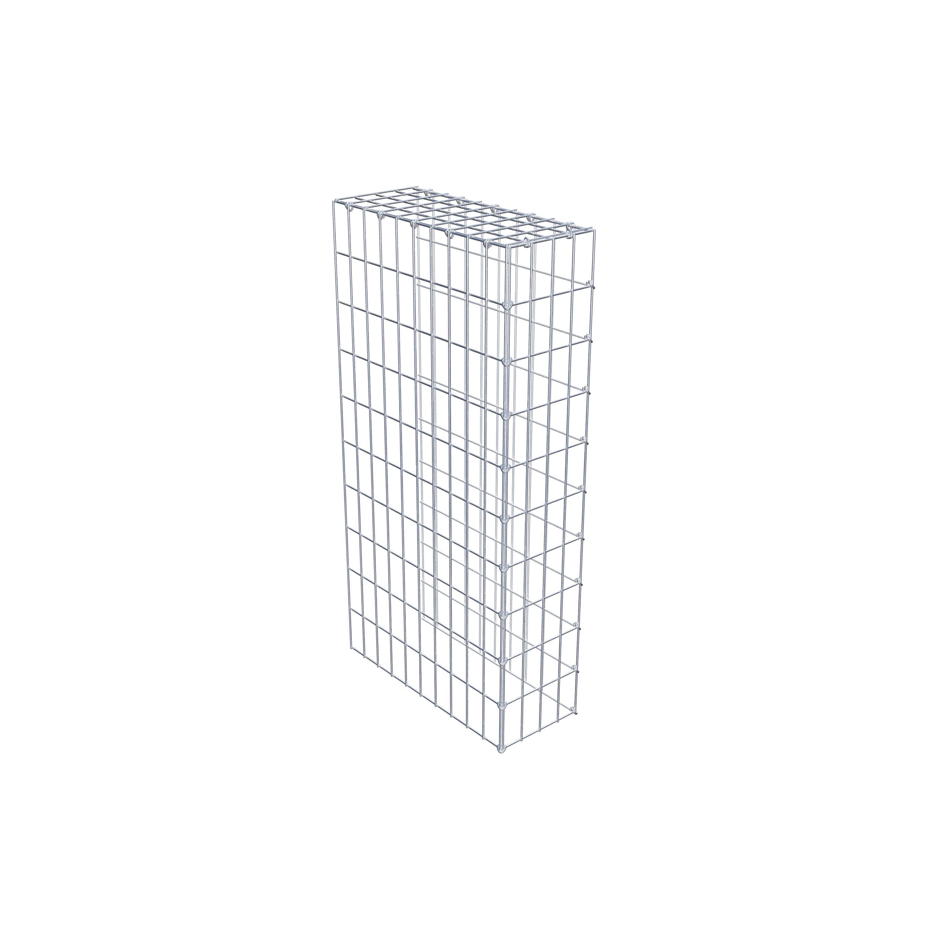 Type 4 oplegkorf 100 cm x 50 cm x 20 cm (L x H x D), maaswijdte 5 cm x 10 cm, C-ring