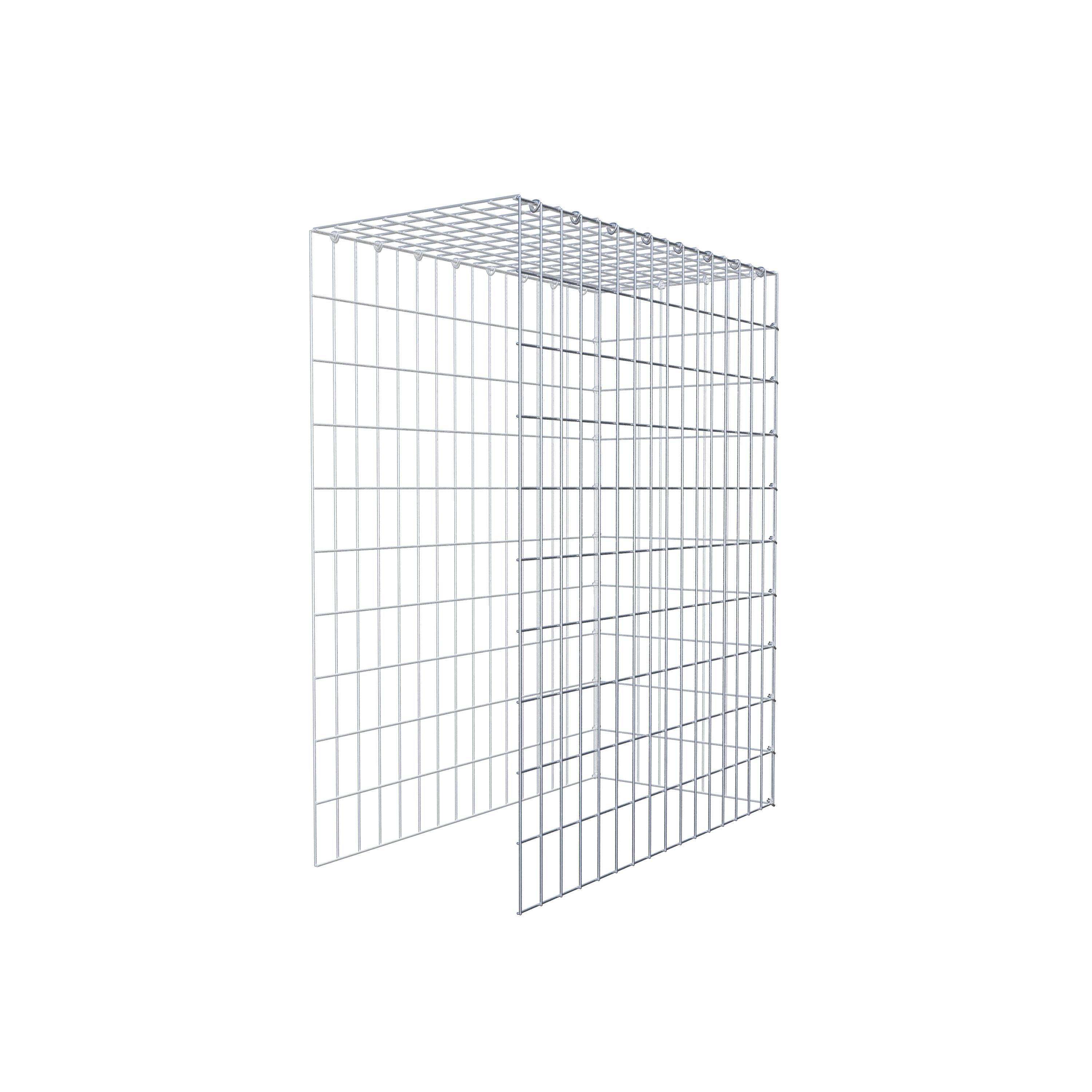 Type 4 oplegkorf 100 cm x 80 cm x 40 cm (L x H x D), maaswijdte 5 cm x 10 cm, C-ring