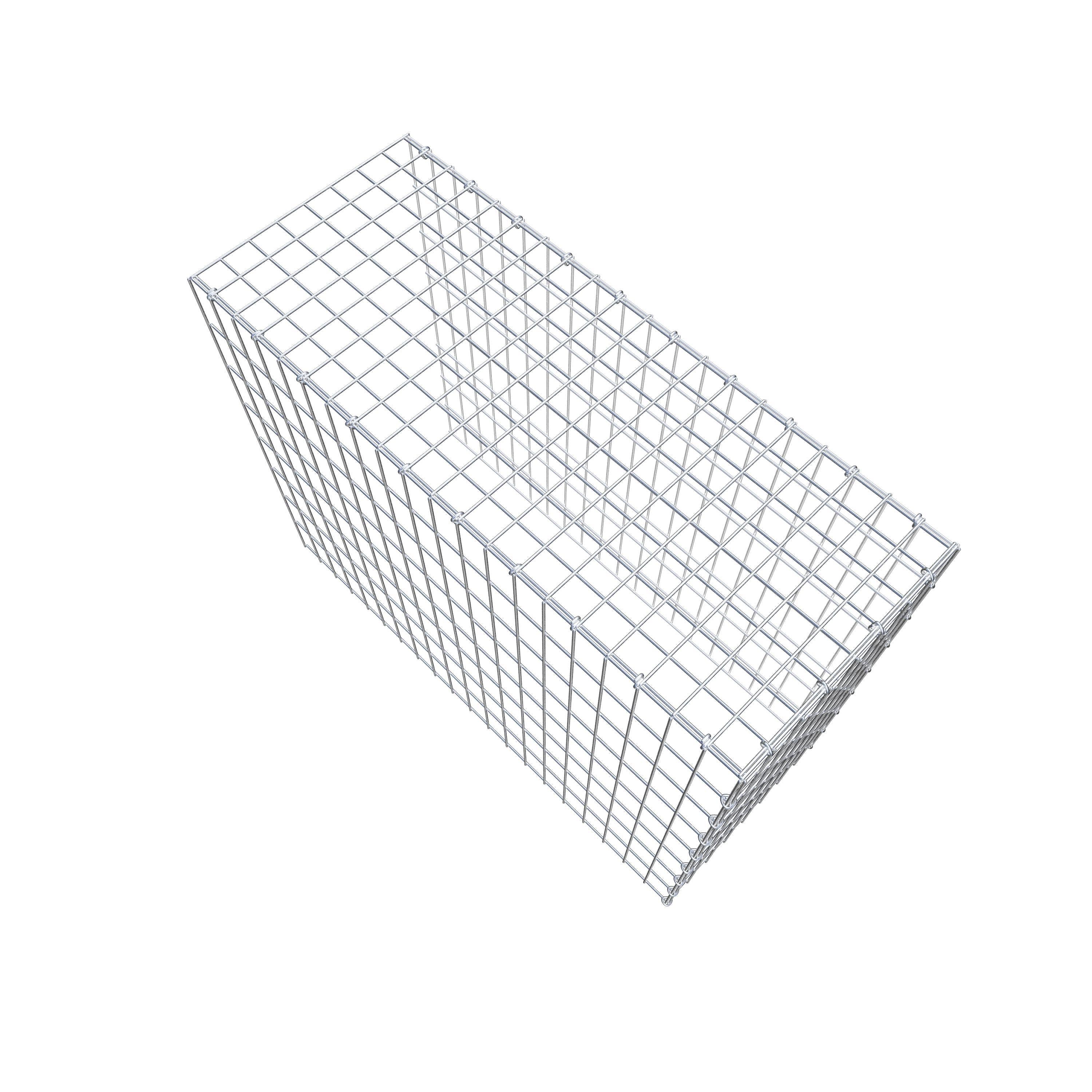 Type 4 oplegkorf 100 cm x 80 cm x 40 cm (L x H x D), maaswijdte 5 cm x 10 cm, C-ring