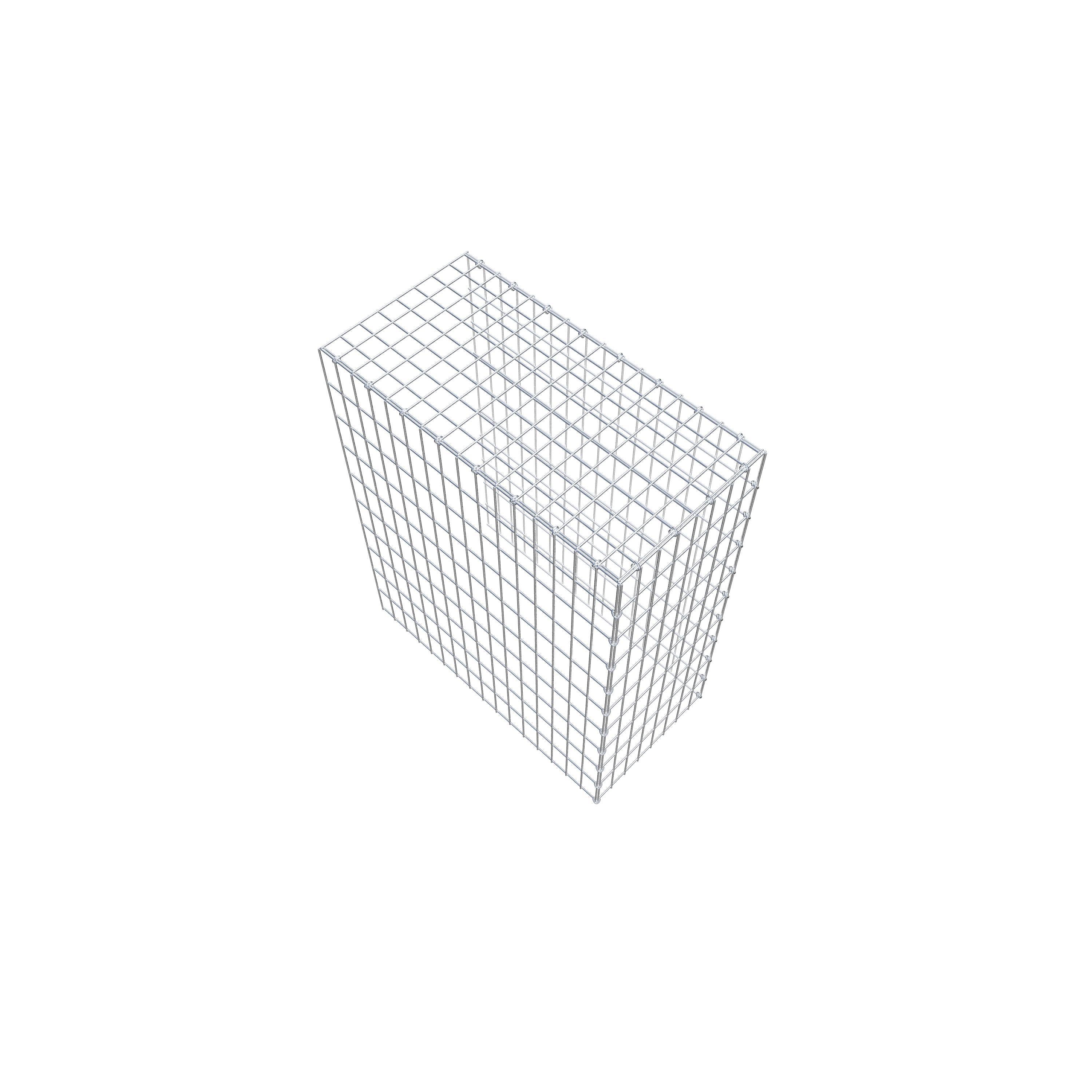 Type 4 oplegkorf 100 cm x 80 cm x 40 cm (L x H x D), maaswijdte 5 cm x 10 cm, C-ring