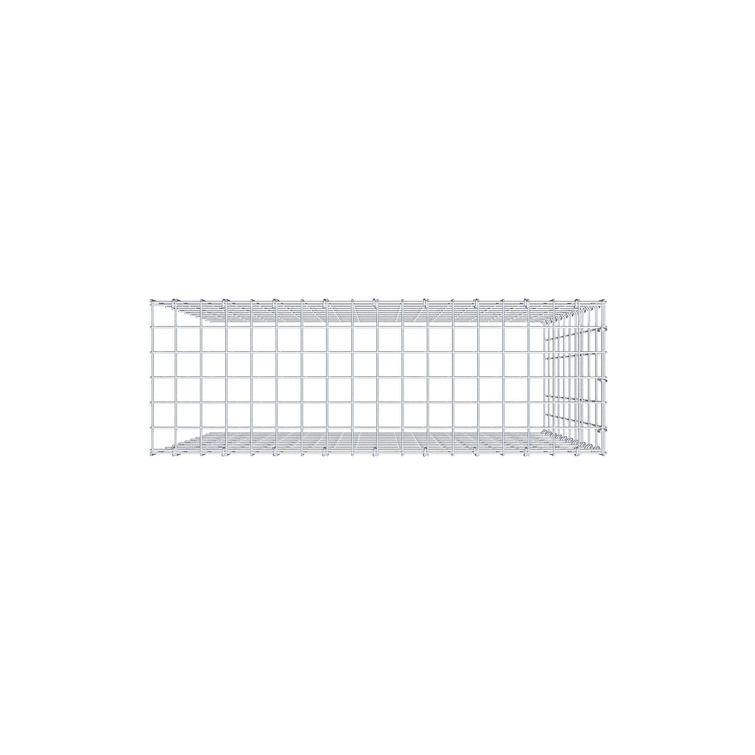 Add-on schanskorf type 4 100 cm x 90 cm x 30 cm (L x H x D), maaswijdte 5 cm x 10 cm, C-ring