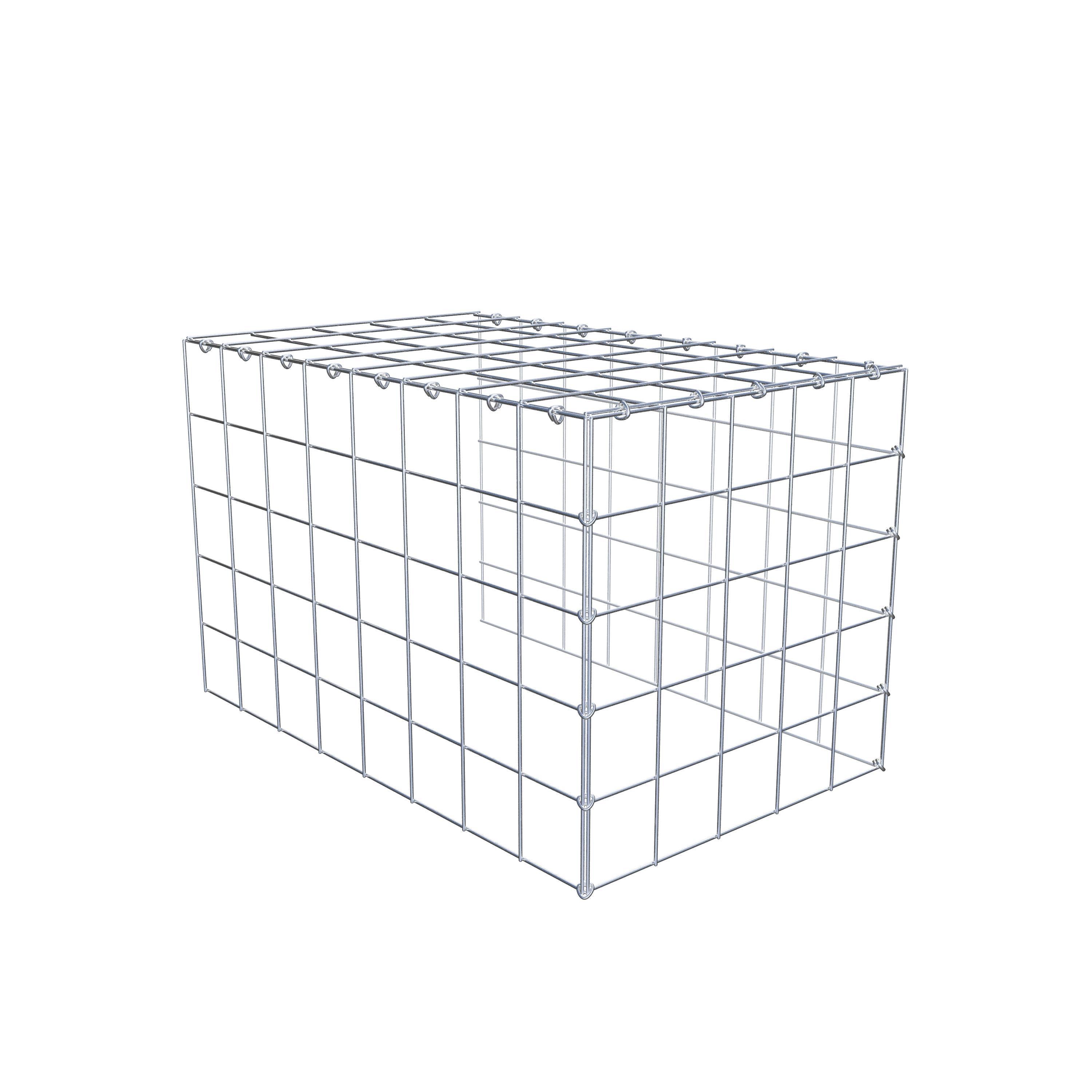Toegevoegde pool type 4 80 cm x 50 cm x 50 cm (L x H x D), maaswijdte 10 cm x 10 cm, C-ring
