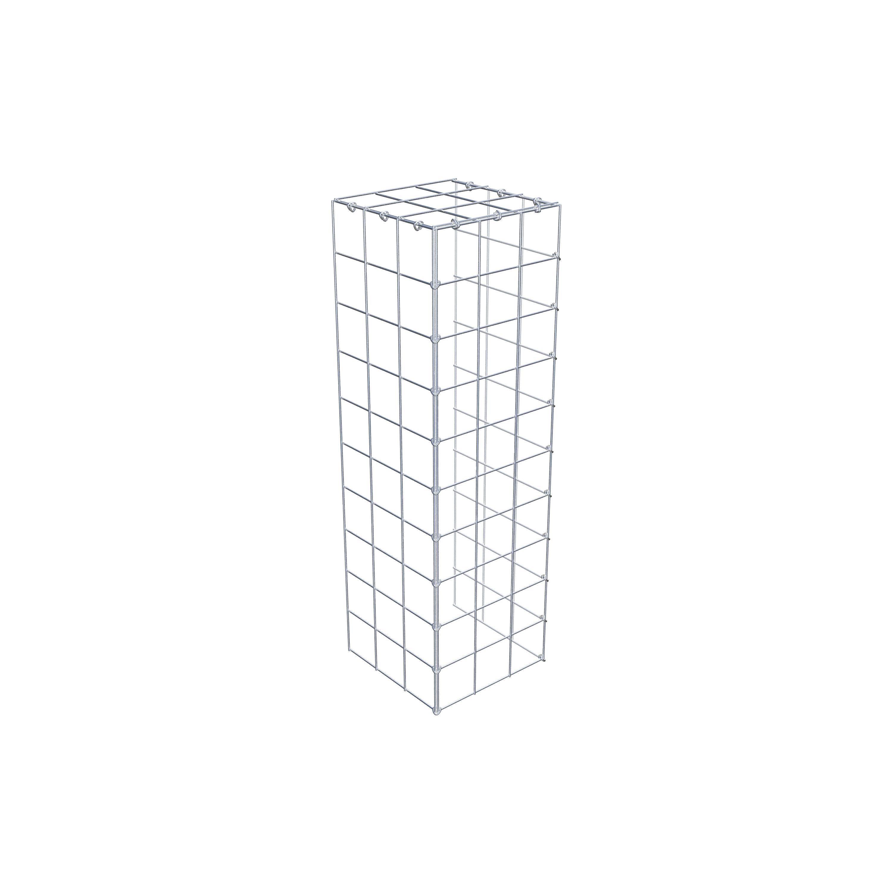 Add-on schanskorf type 4 100 cm x 30 cm x 30 cm (L x H x D), maaswijdte 10 cm x 10 cm, C-ring