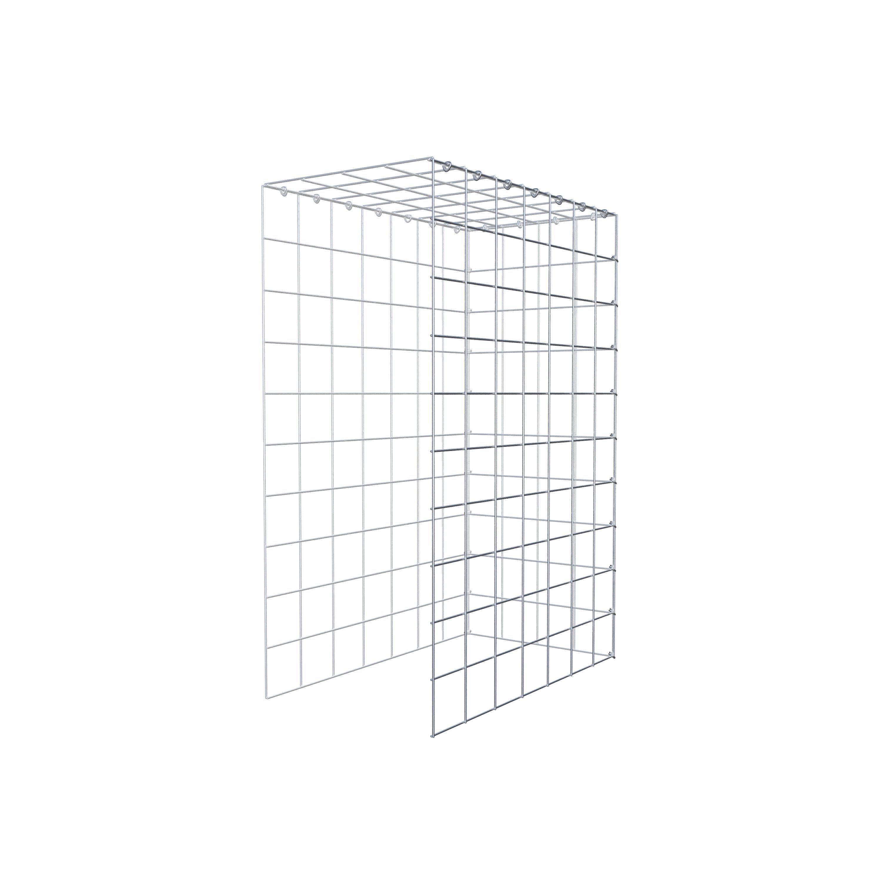 Gabião Tipo 4 100 cm x 70 cm x 40 cm (C x A x P), malhagem 10 cm x 10 cm, anel C